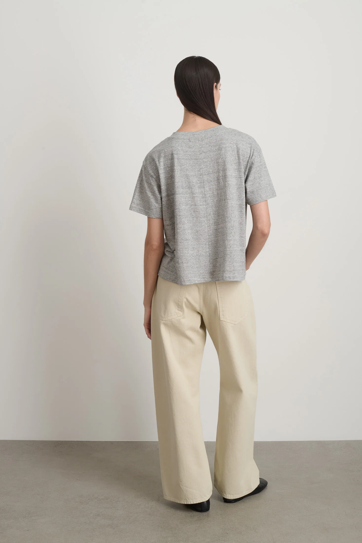 Atlas Pocket Tee Heather Grey - Image 5