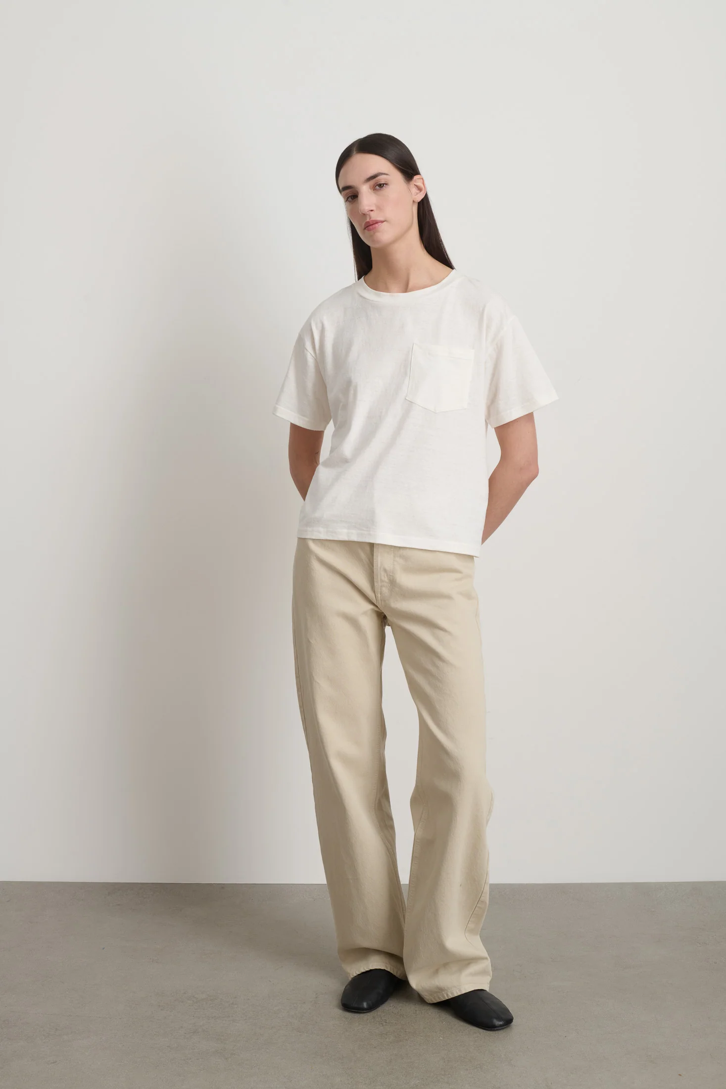 Atlas Pocket Tee White - Image 3