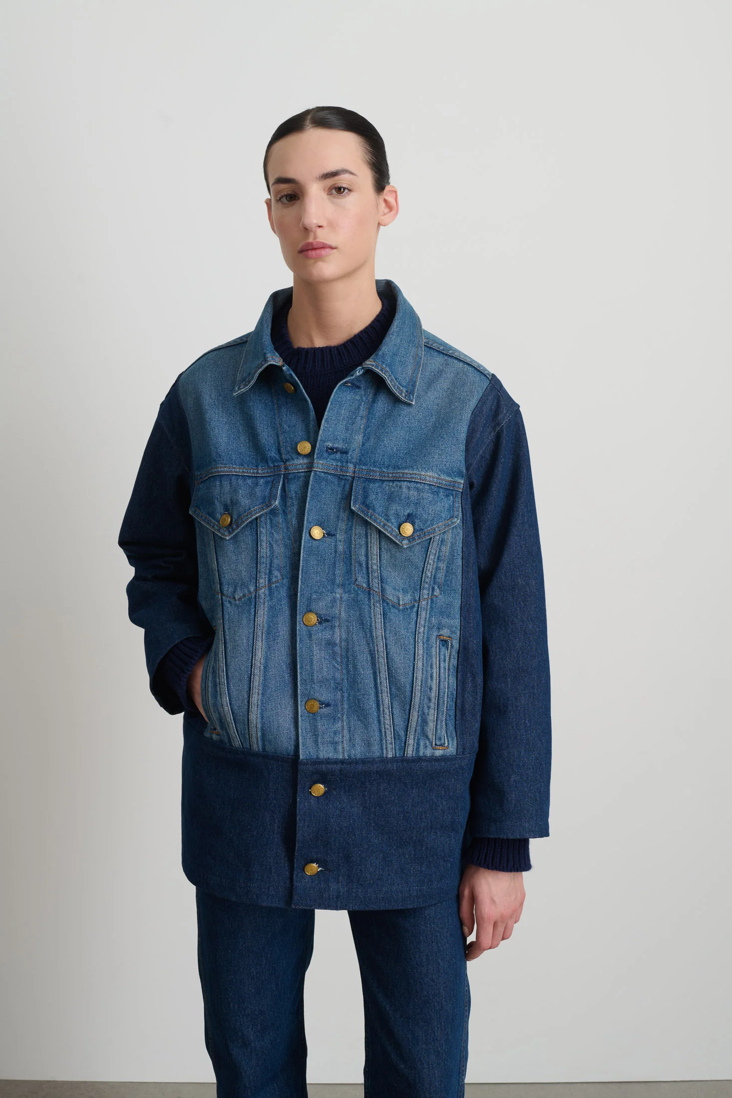 Reworked Barn Jacket Quincy Blue - Image 4