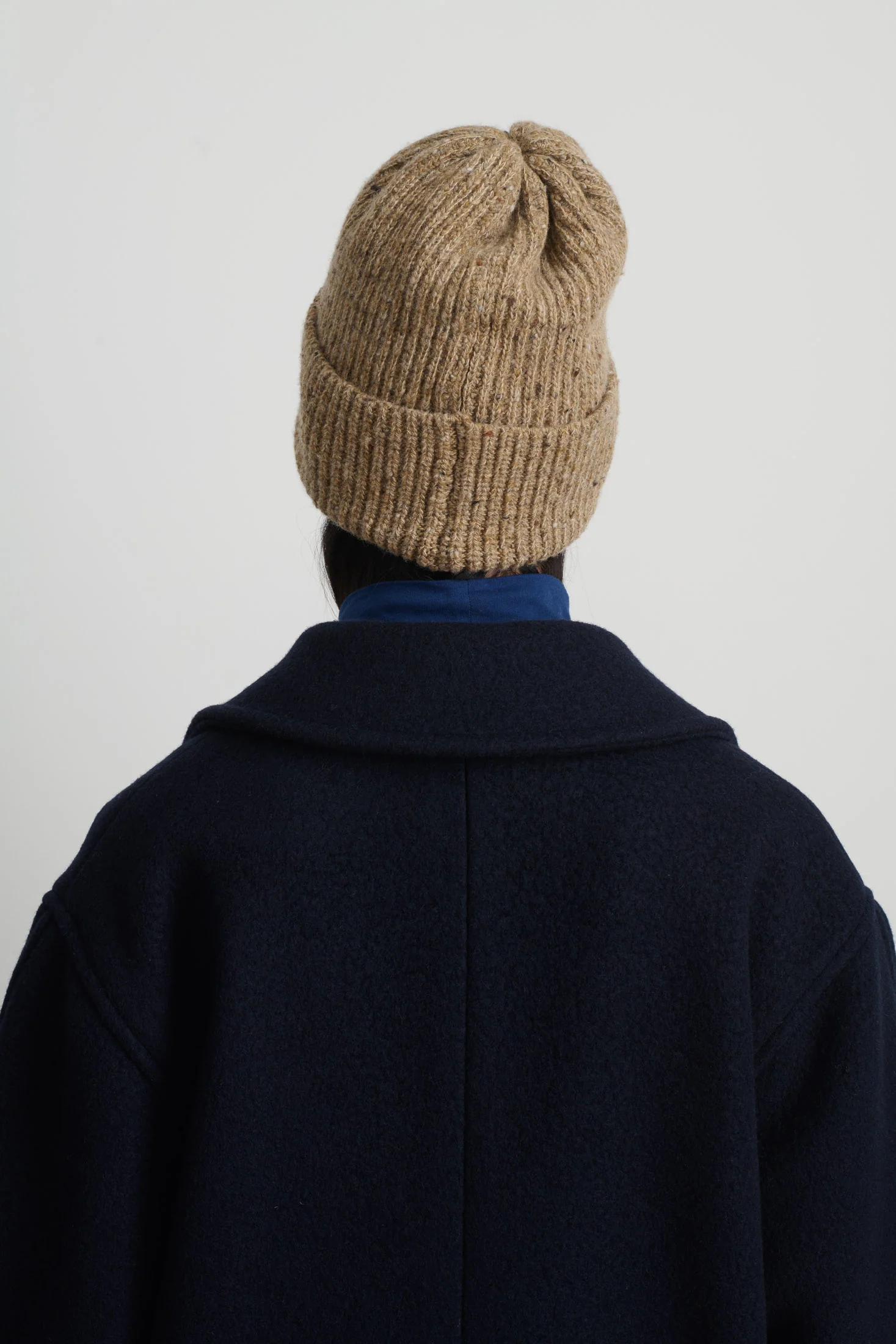 B Sides Cinched Hat Almond Donegal - Image 6