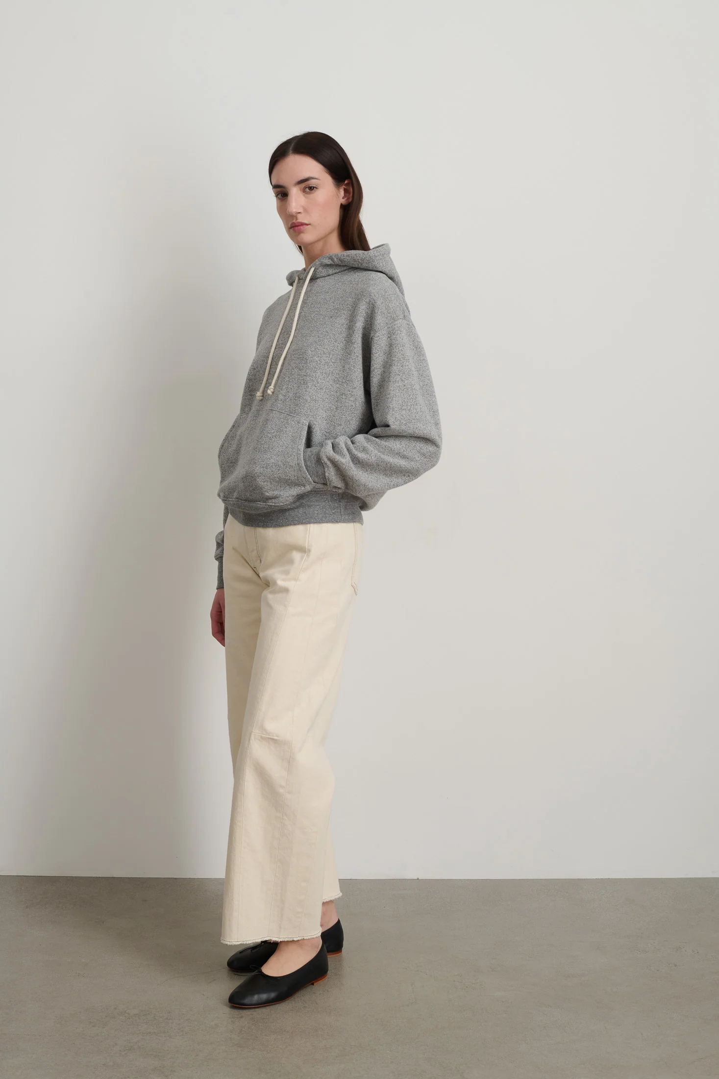 B Sides Hoodie Sweatshirt Grey Heather - Image 4