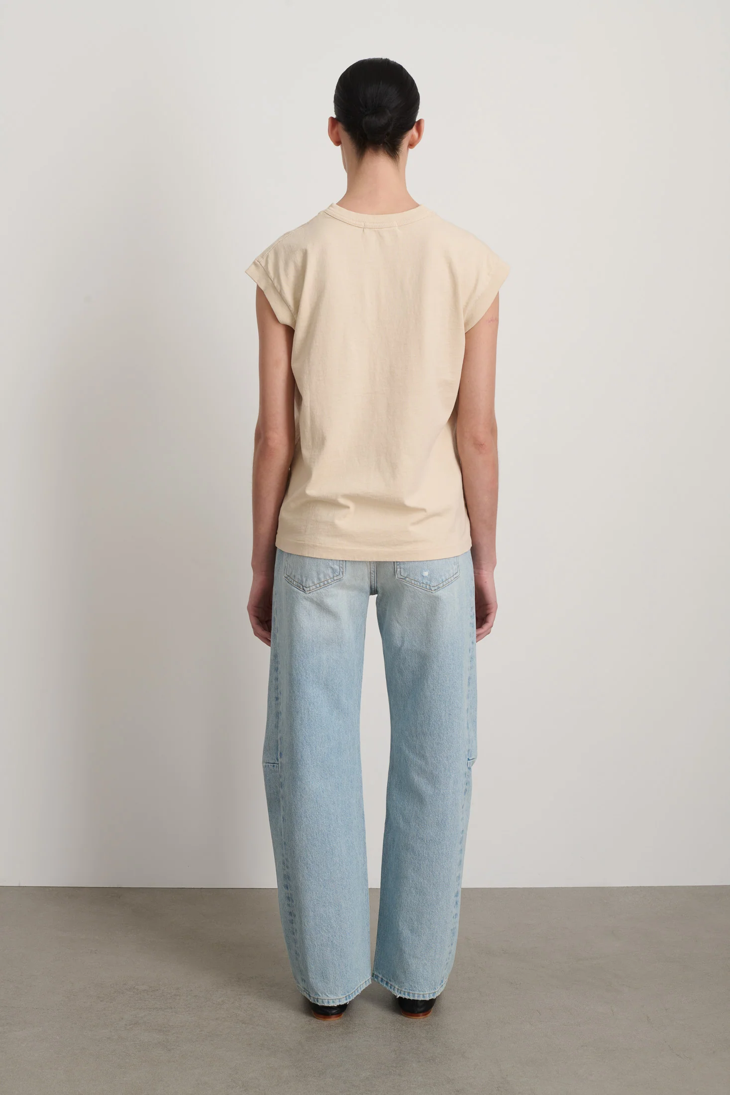 B Sides Pocket Tank Tan - Image 3
