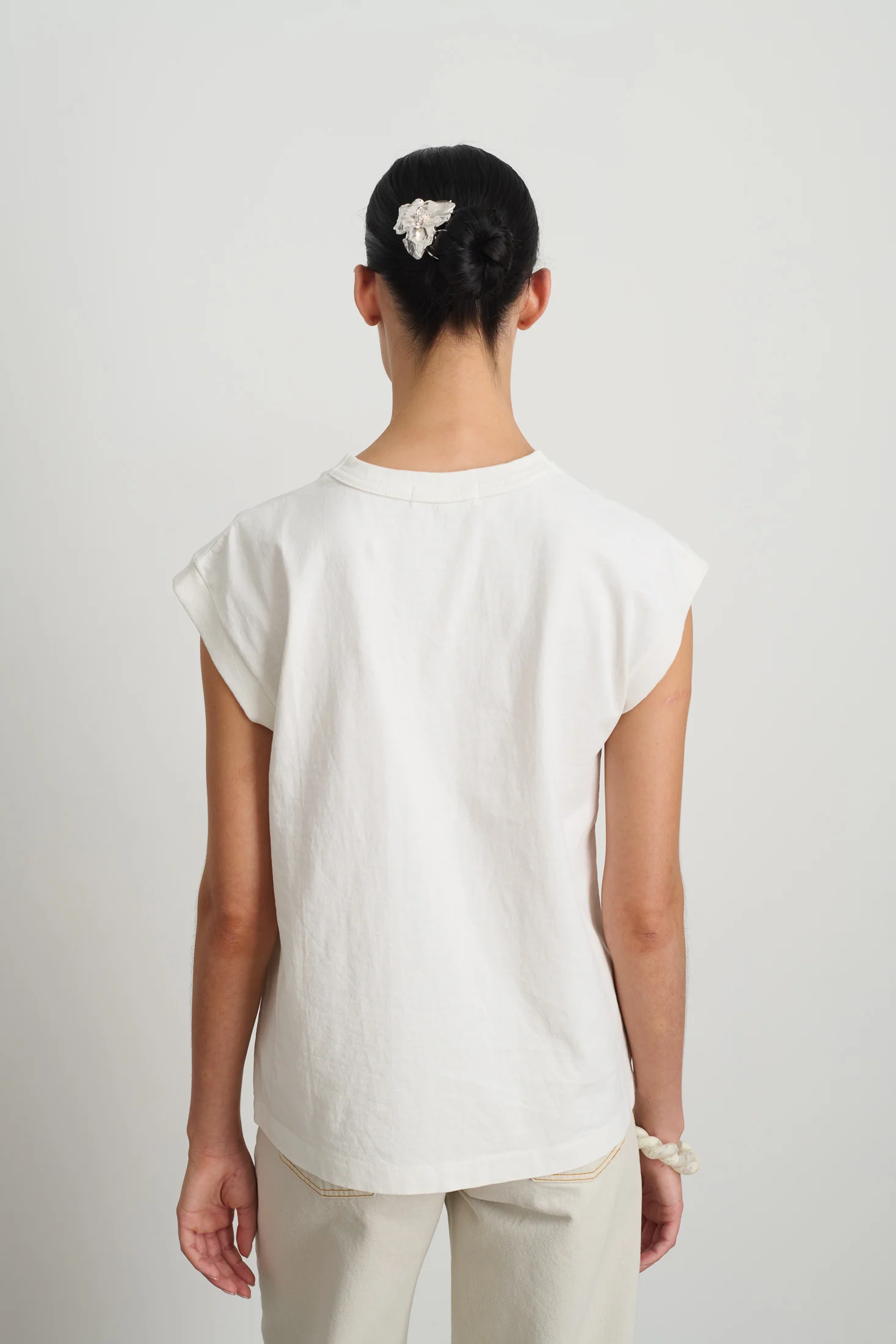 B Sides Pocket Tank Snow White - Image 5