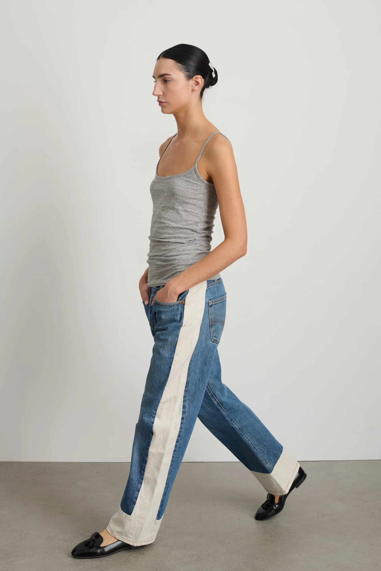 Zora Tank Heather Grey - Image 2