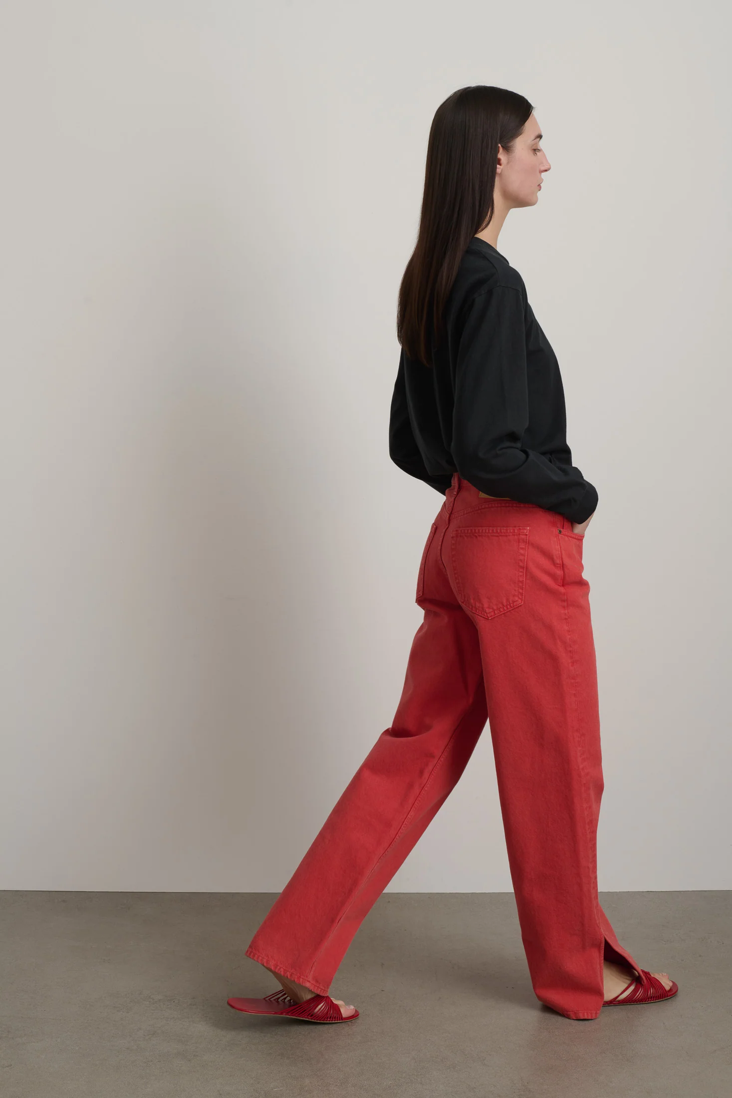 Charlot Split Hem Jean - Image 4