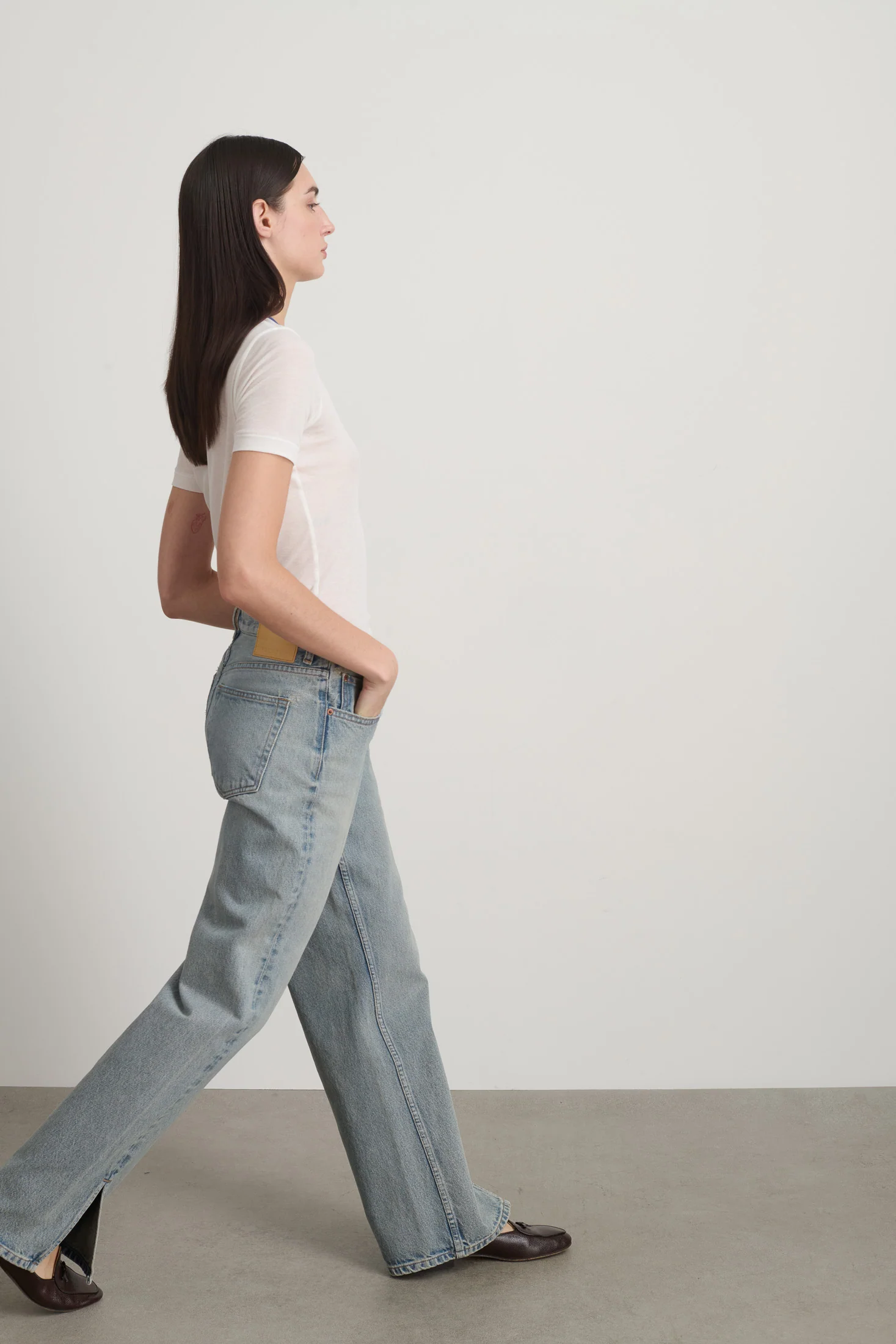 Charlot Split Hem Jean - Image 4