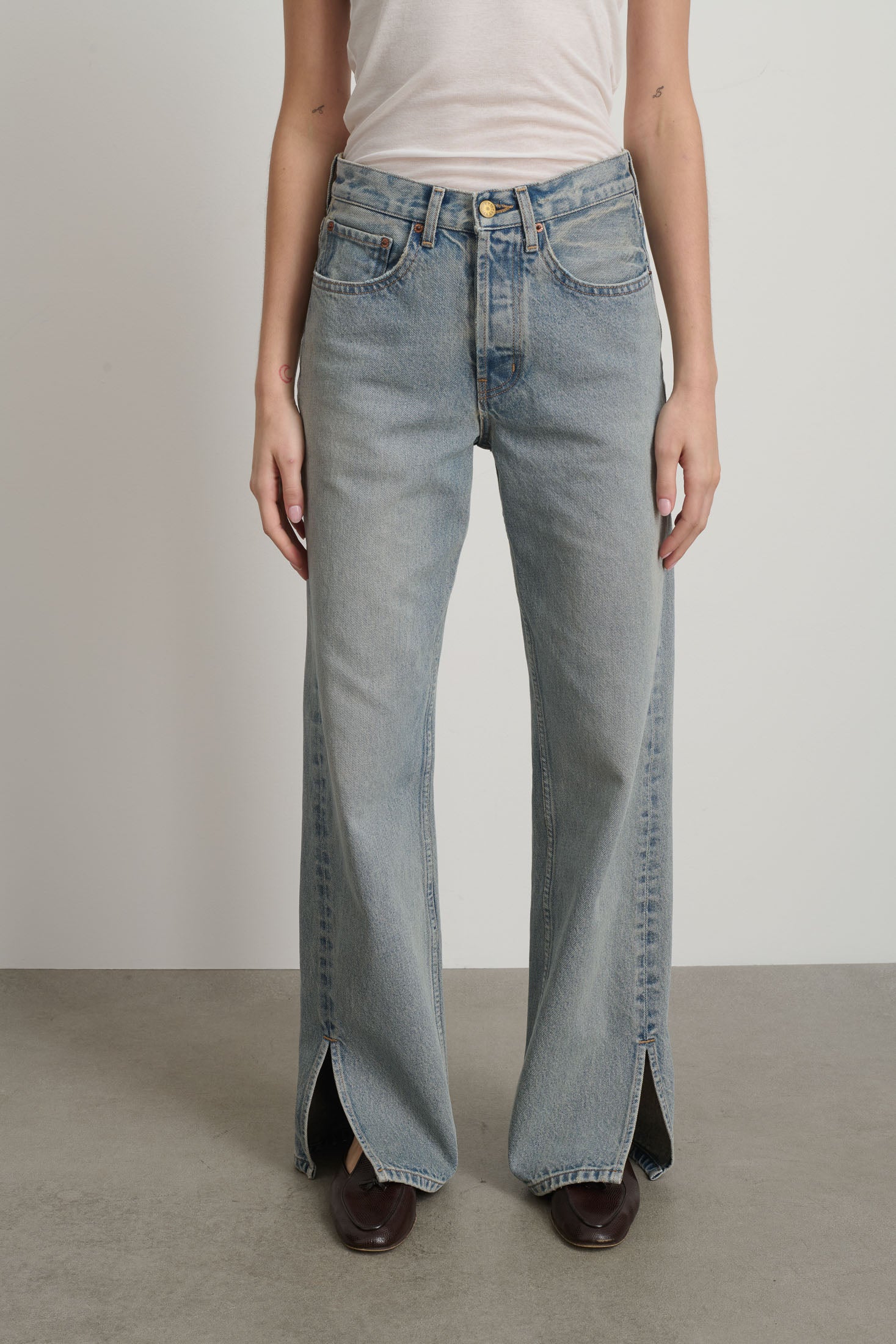 Charlot Split Hem Jean - Image 5