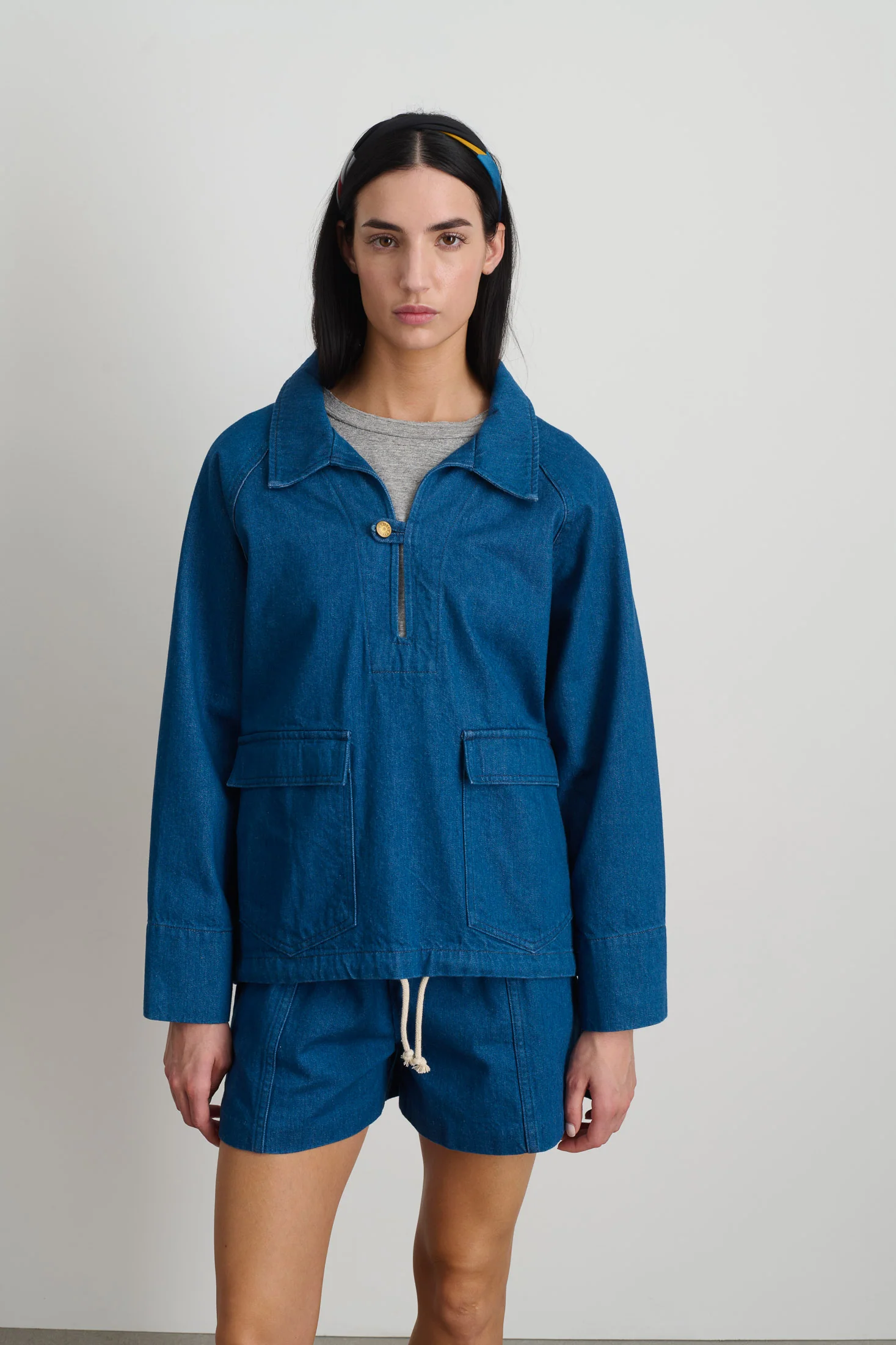Davis Anorak Sky Blue Rinse - Image 4