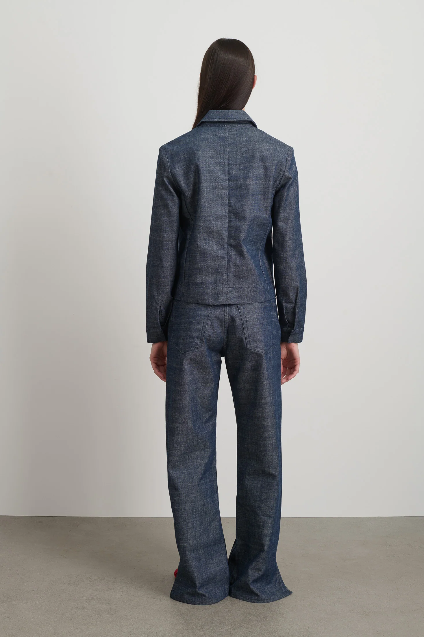 Denim Shirt Jacket Indigo Rinse - Image 5