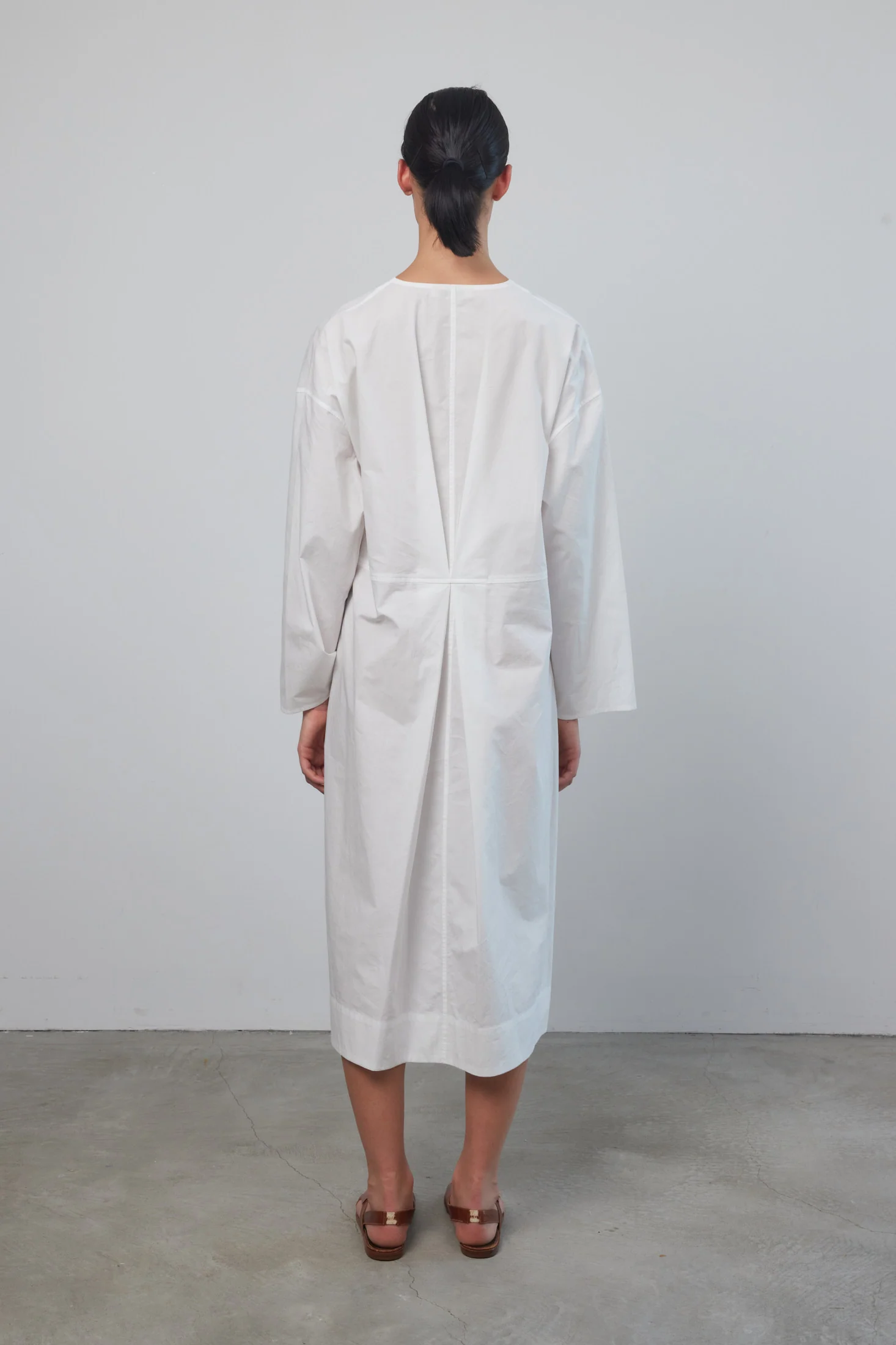 Elda Dress White Poplin - Image 4