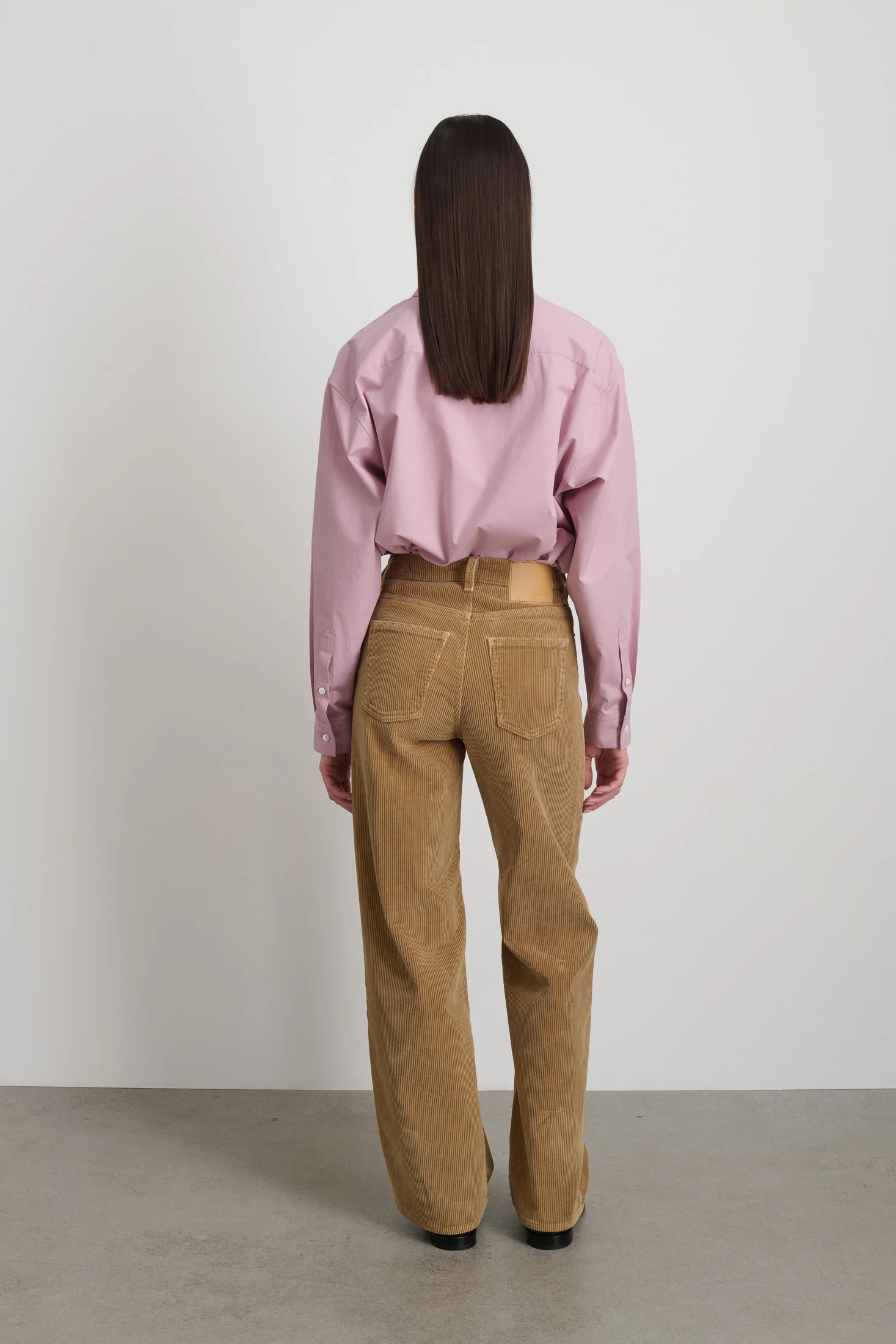 Elissa Khaki Overdyed Corduroy - Image 3