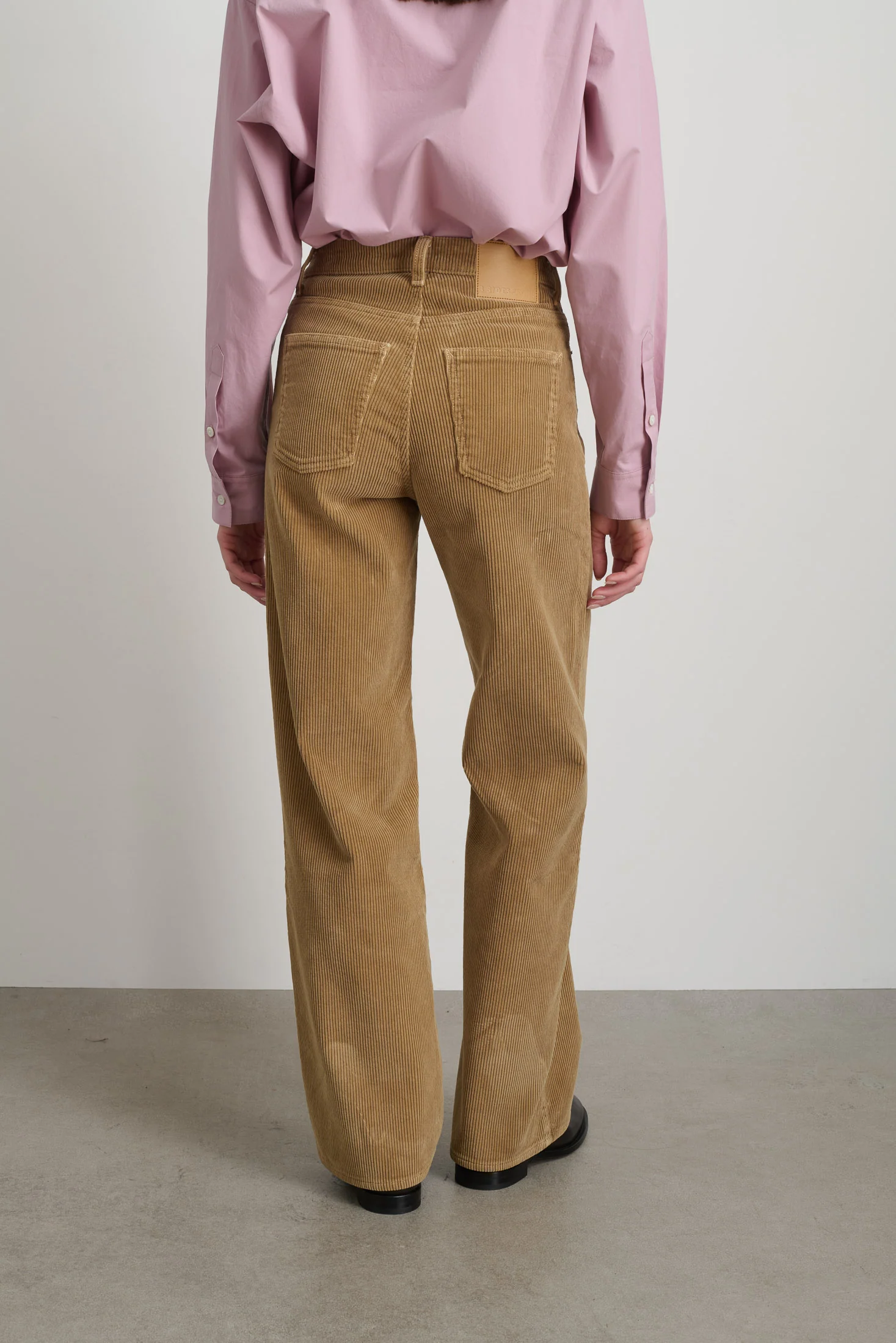 Elissa Khaki Overdyed Corduroy - Image 5