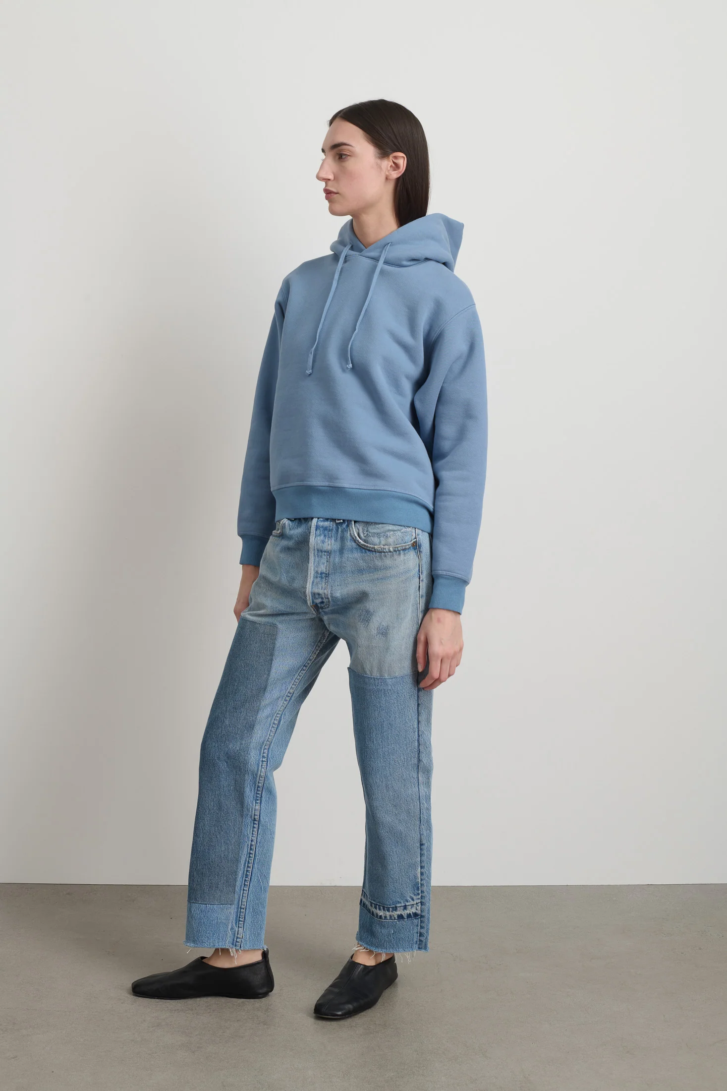 Hoodie Chalk Blue Overdye - Image 4