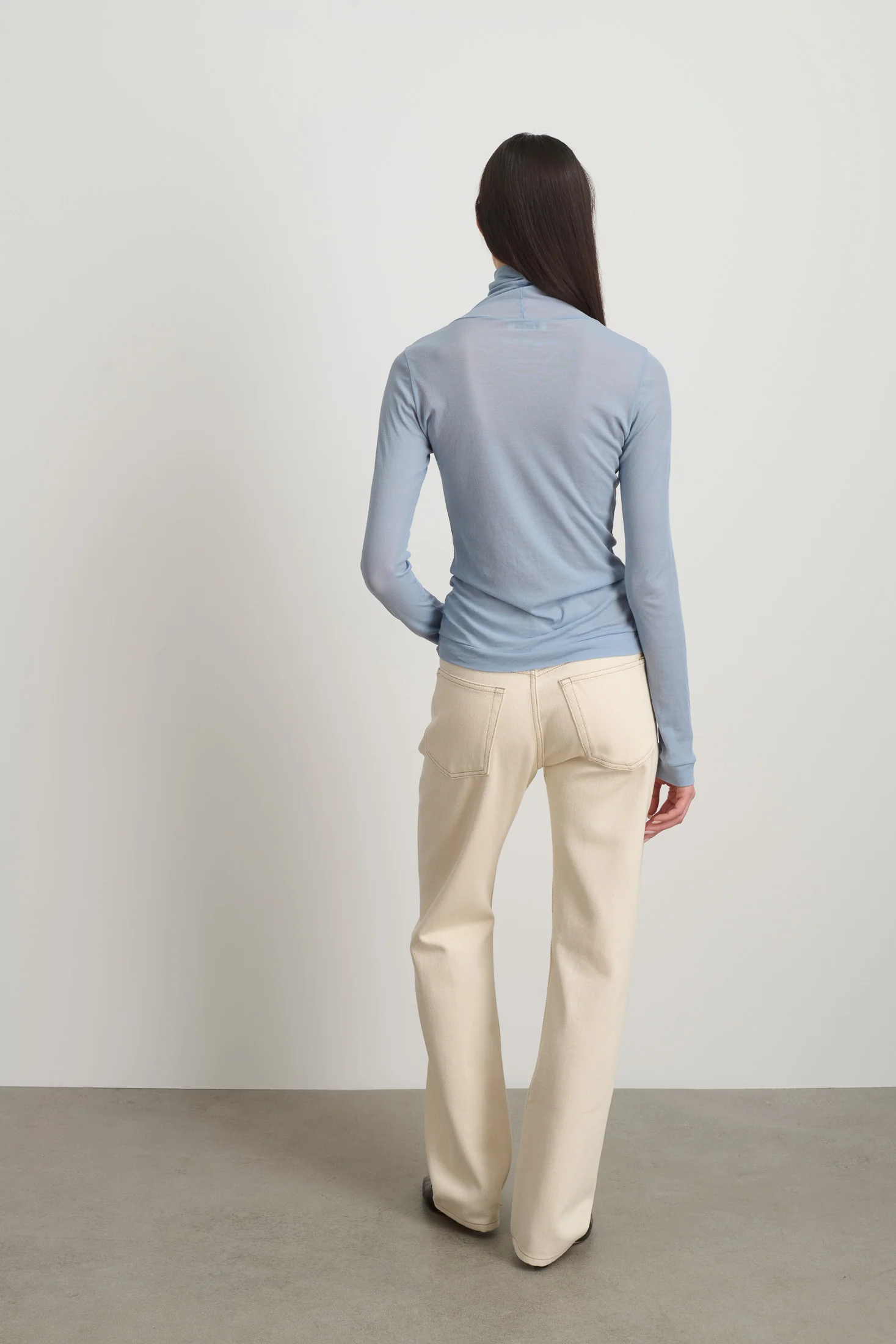 Jana Turtleneck Steel Blue - Image 5