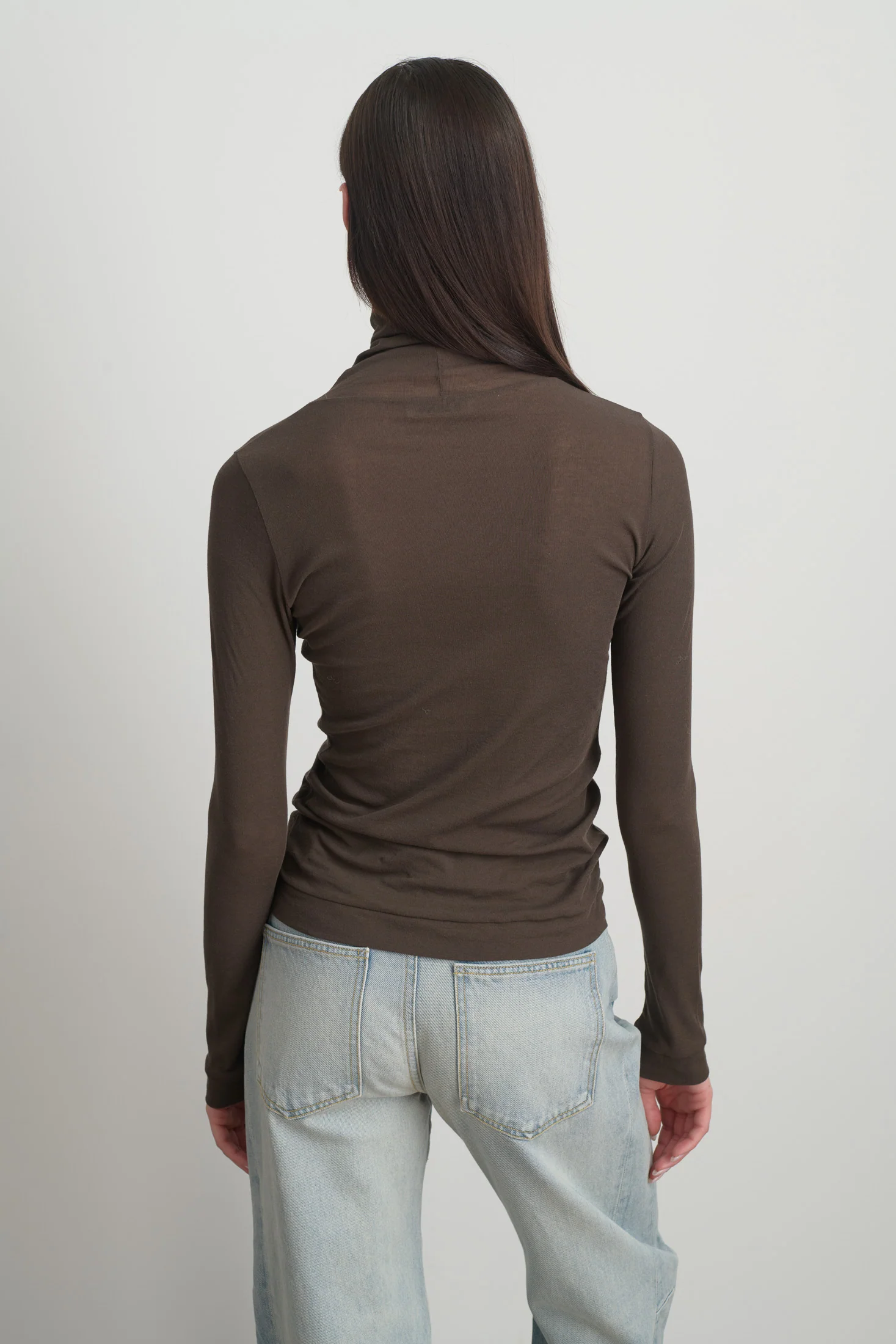 Jana Turtleneck Olive Drab - Image 2