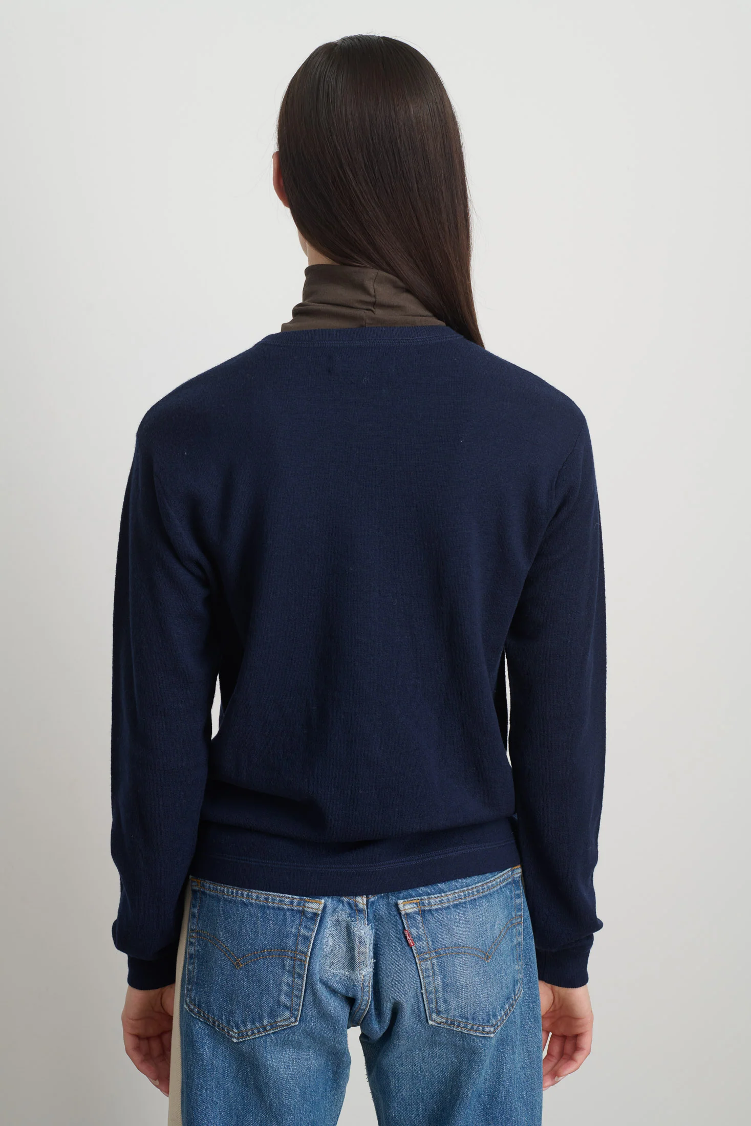 Moore Henley Marine Superfine Merino - Image 2