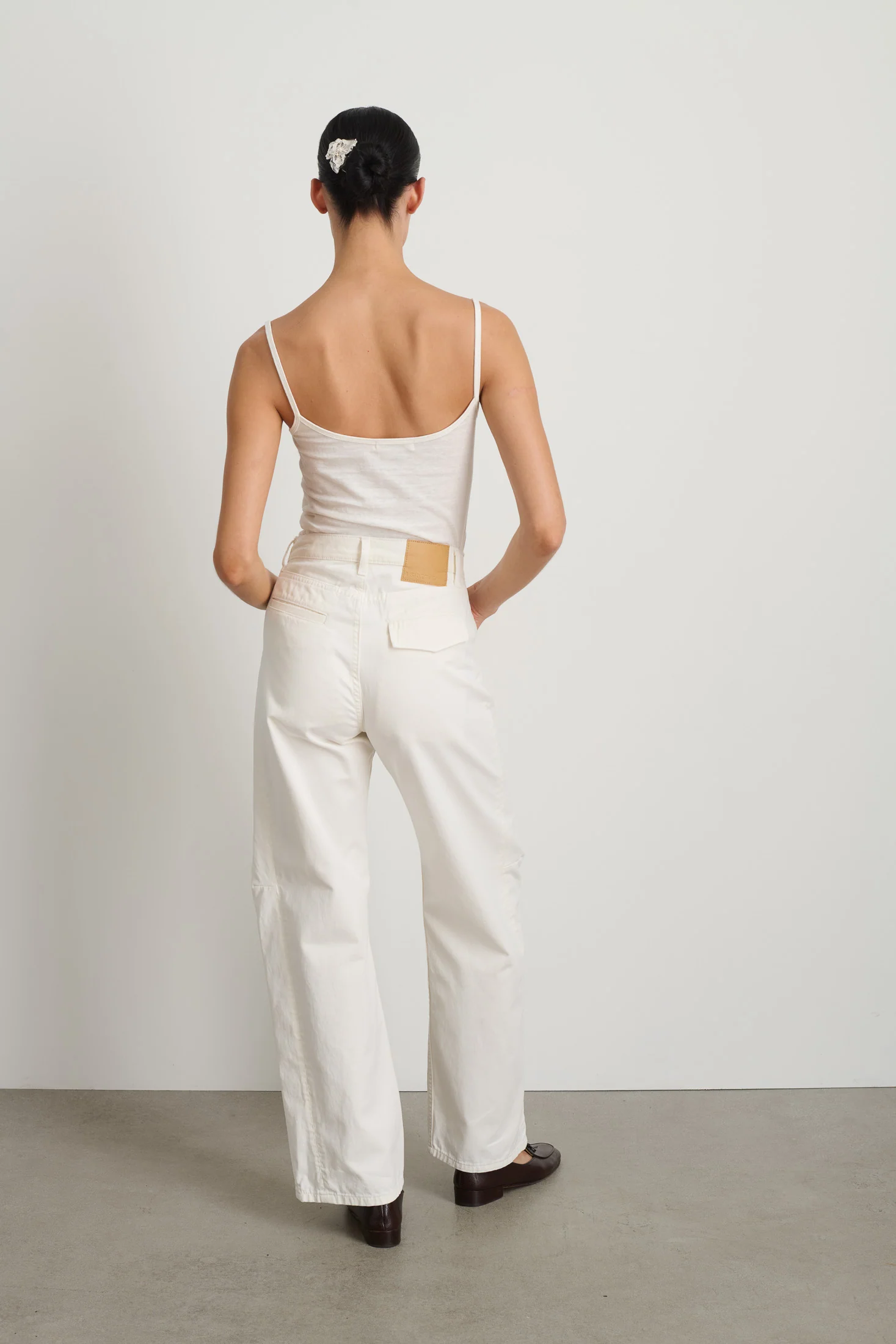 Lange Lasso Chino Chalk White - Image 3