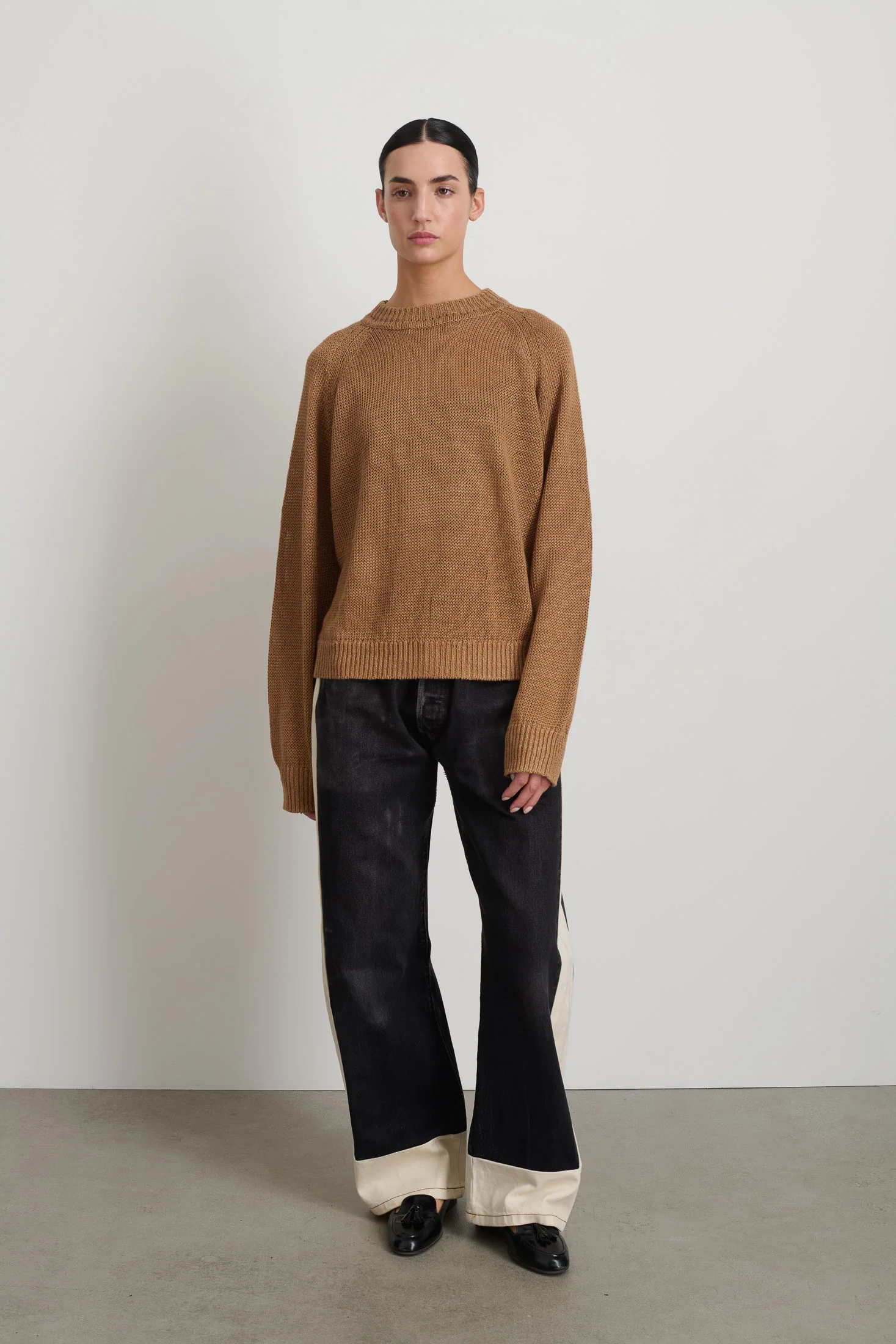 Lind Knit Crew Camel - Image 3
