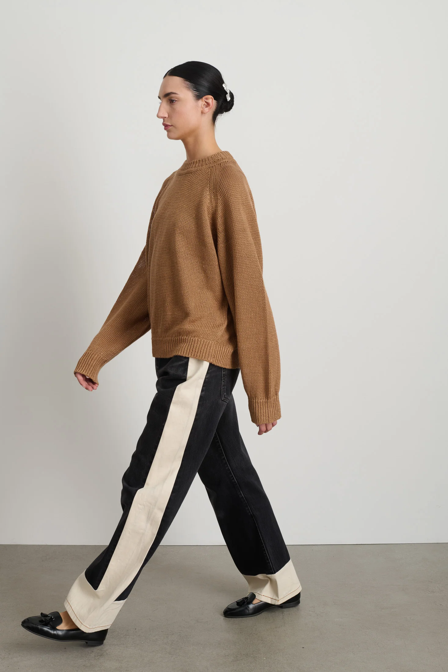 Lind Knit Crew Camel - Image 5