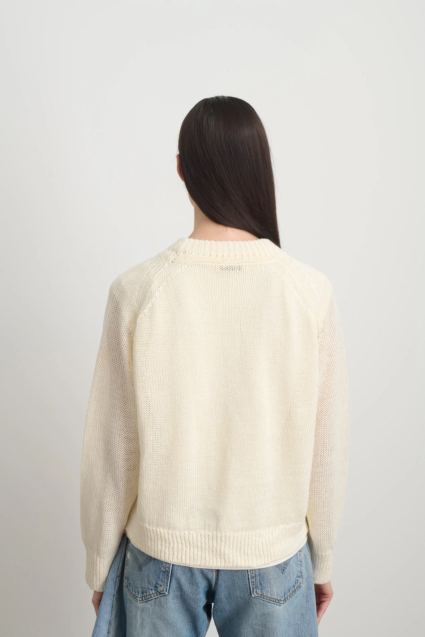 Lind Knit Crew Ecrú - Image 6