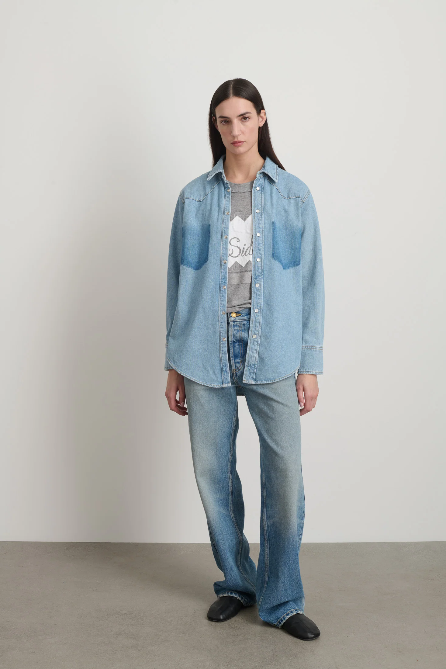 Liv Western Shirt Park Wash - Image 3