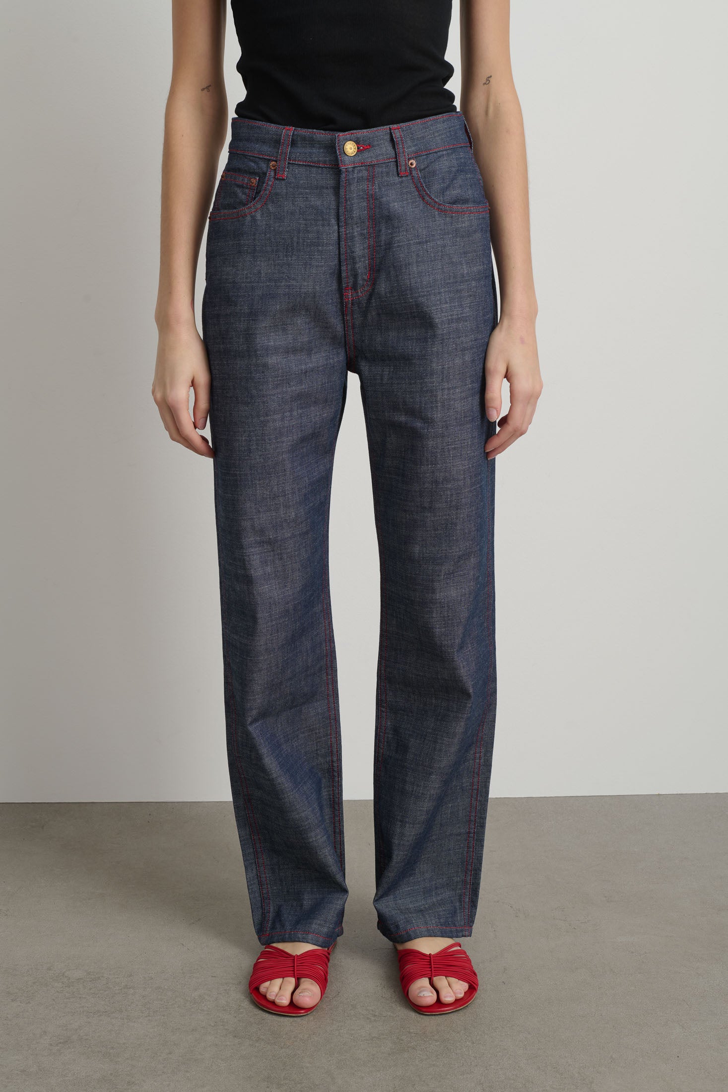 Plein Relaxed Straight Indigo Rinse - Image 5