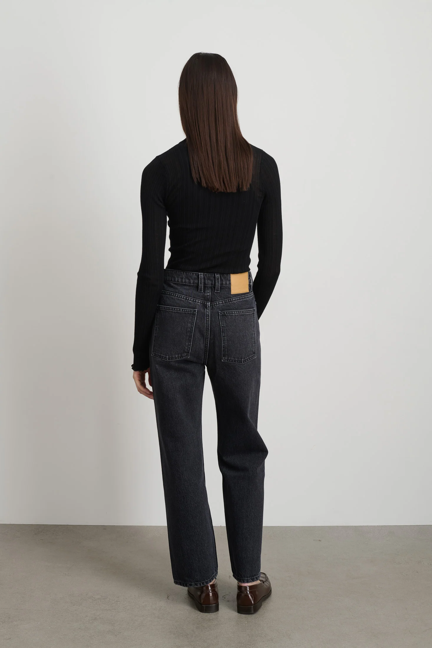 Plein Relaxed Straight Stil Black - Image 3