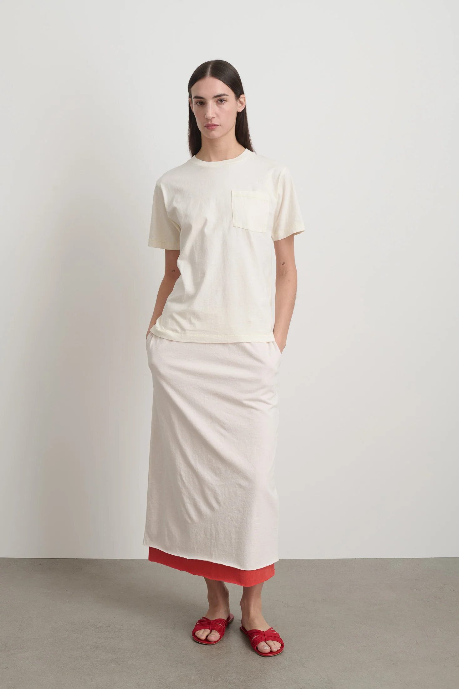 Pocket Tee Oyster Overdye - Image 3
