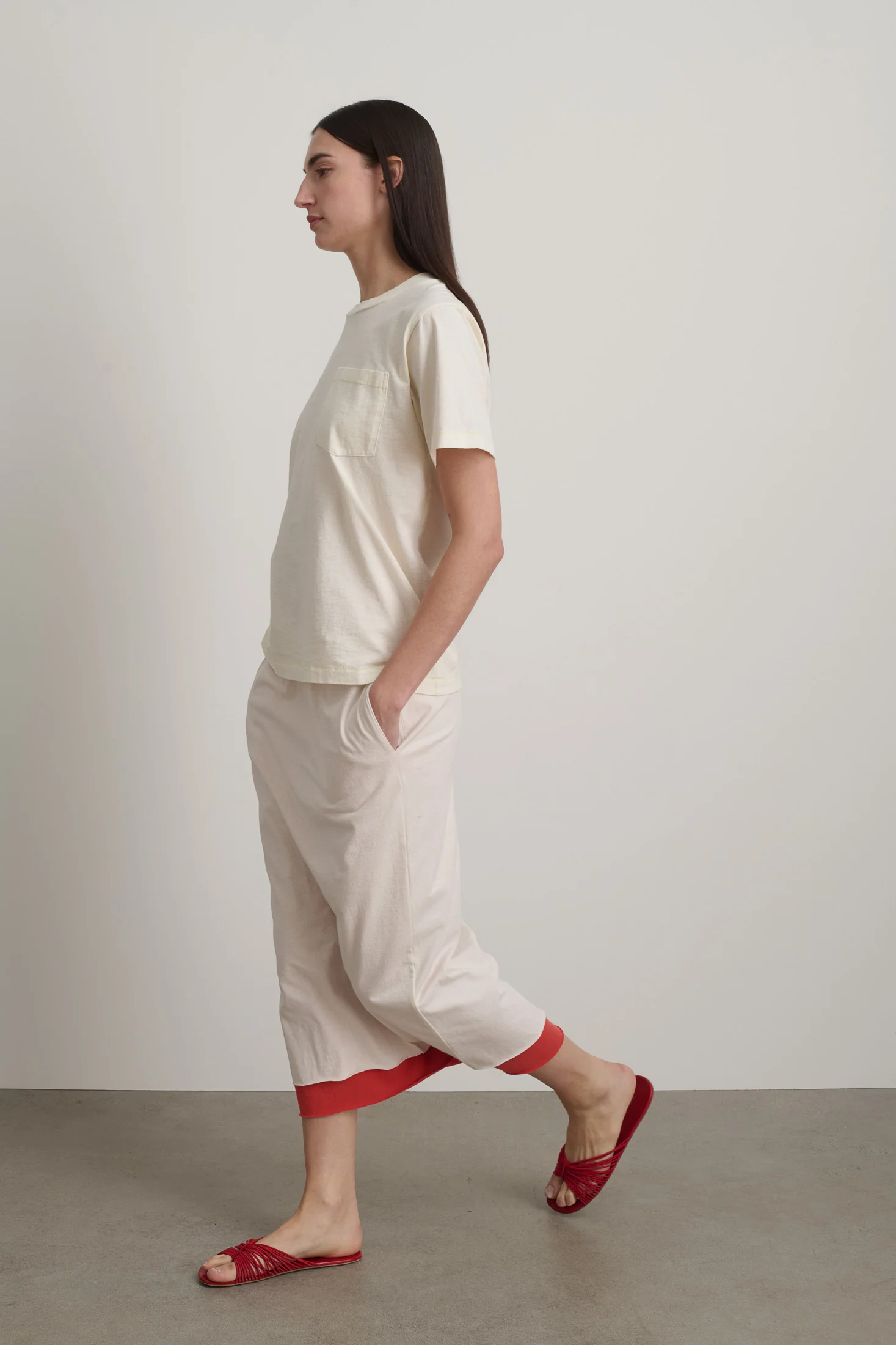 Pocket Tee Oyster Overdye - Image 6