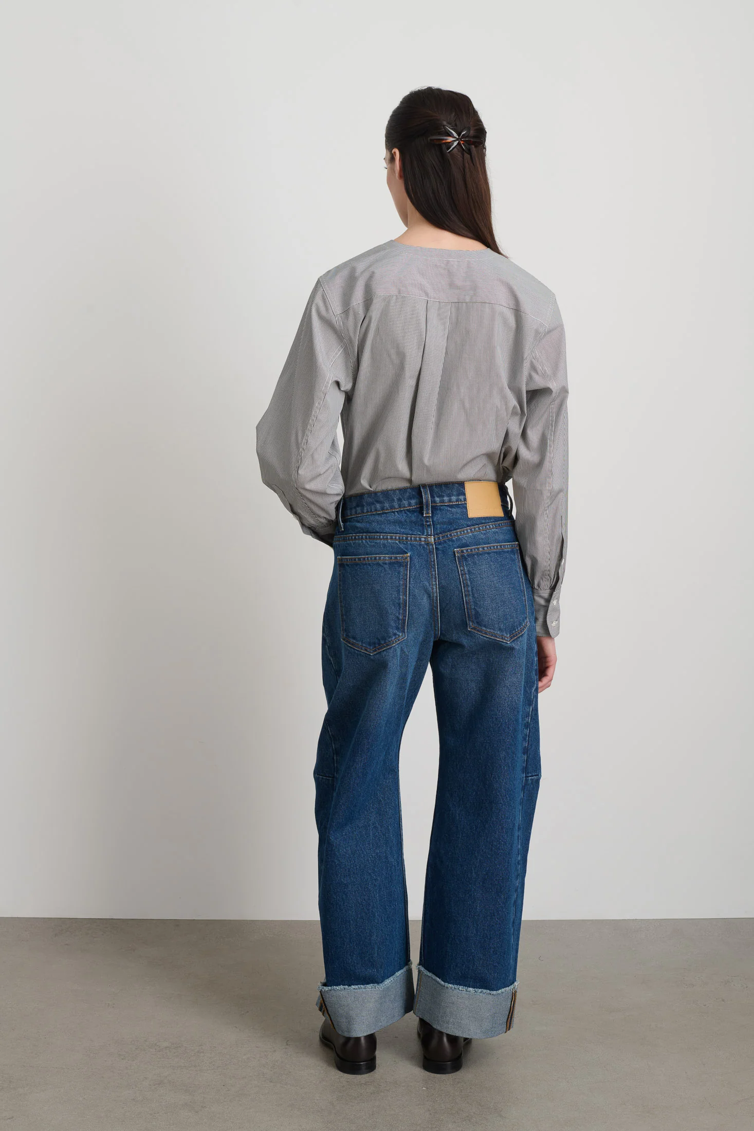 Relaxed Cuffed Lasso Jean Cate Wash - Image 3