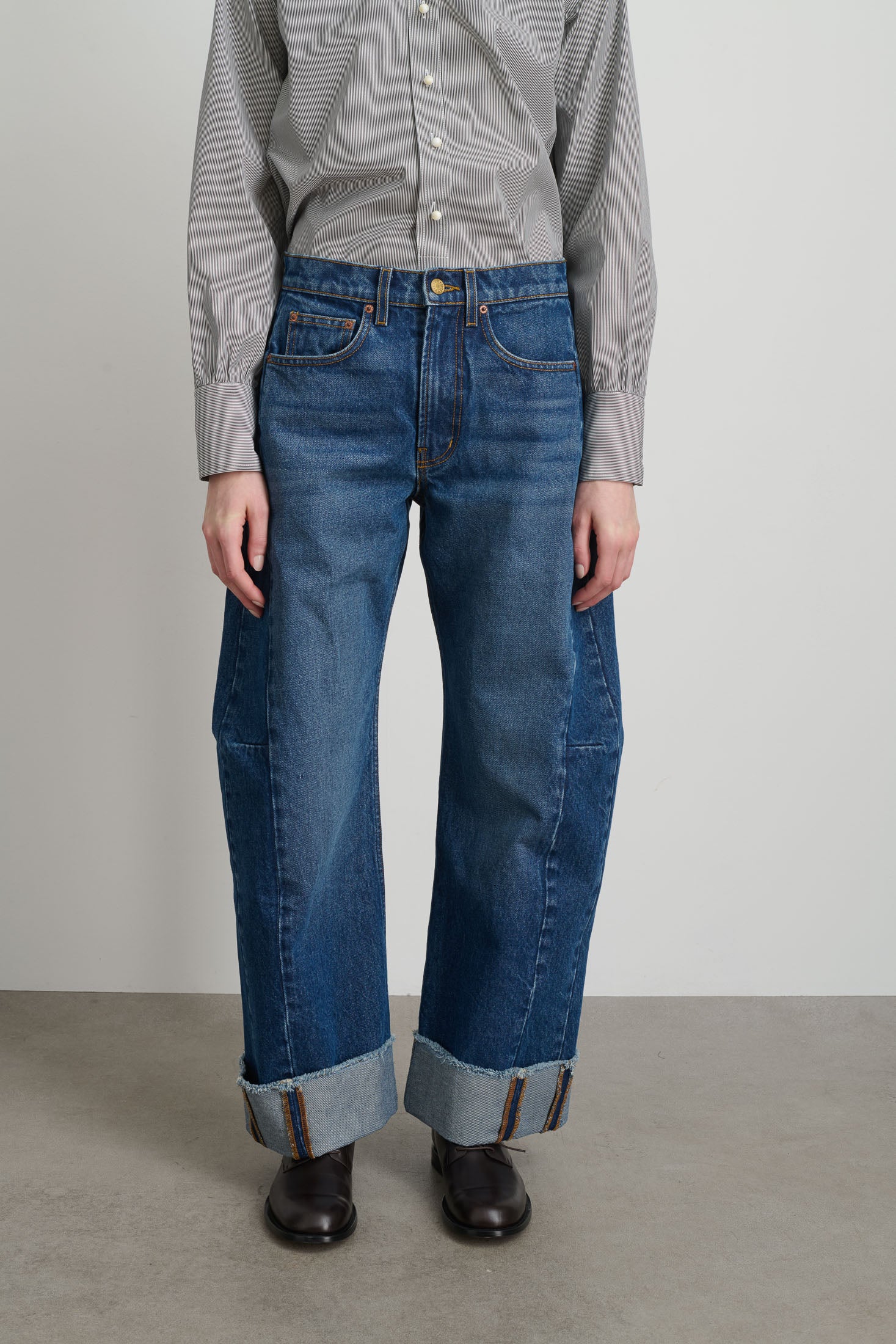 Relaxed Cuffed Lasso Jean Cate Wash - Image 4