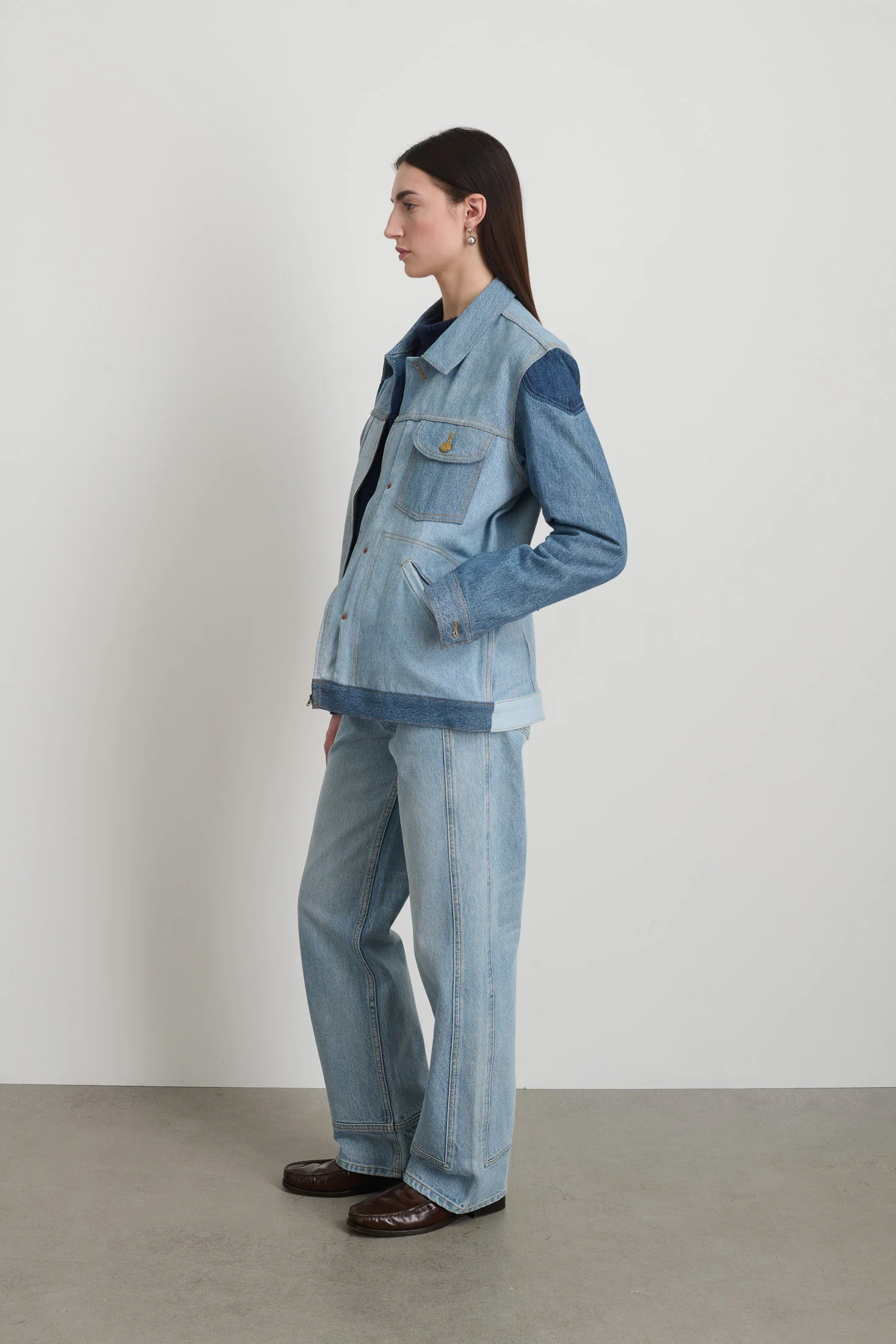 Reworked Lennon Jacket Classic Vintage Indigo - Image 2