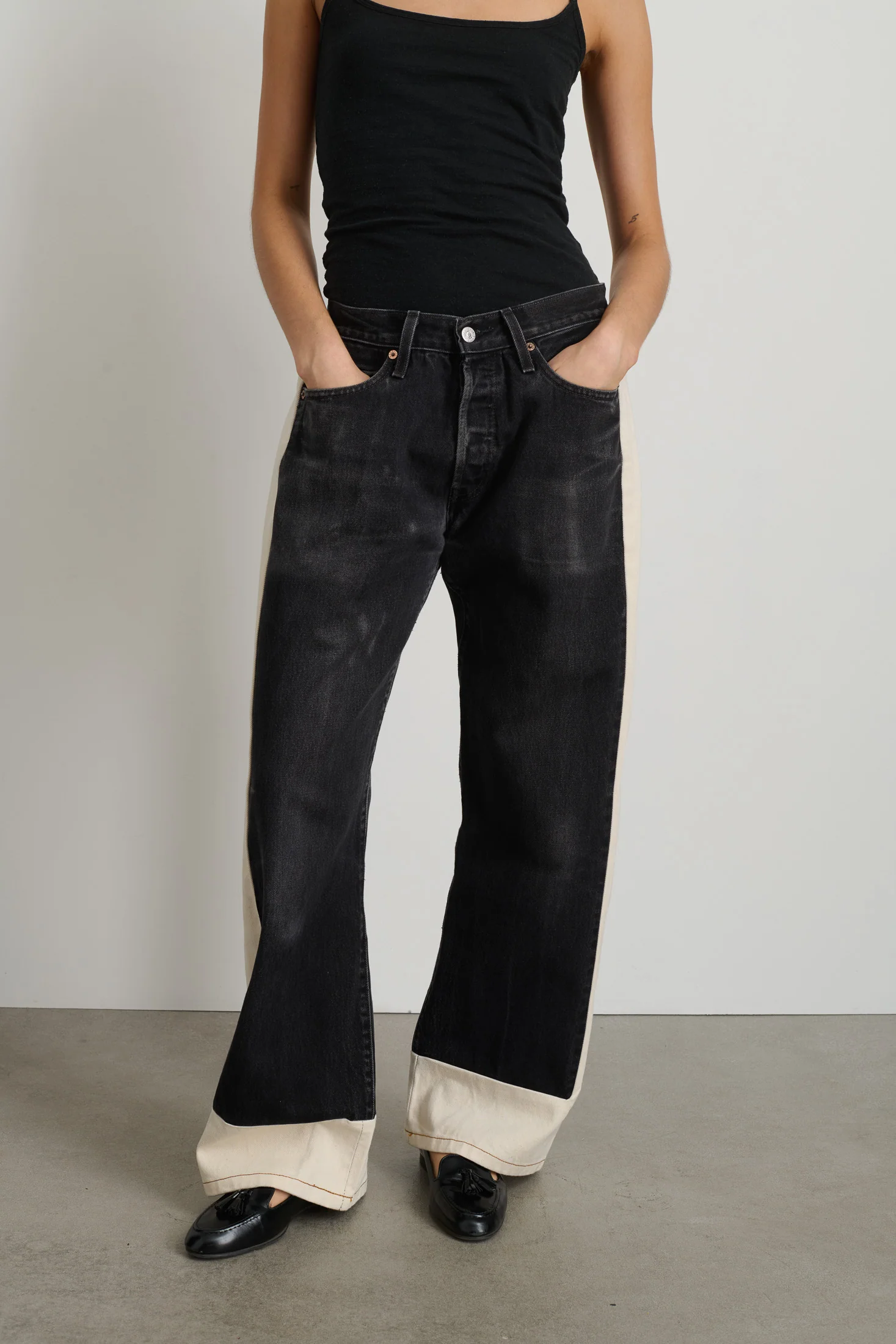 Reworked Slouch Vintage Black / Natural - Image 4