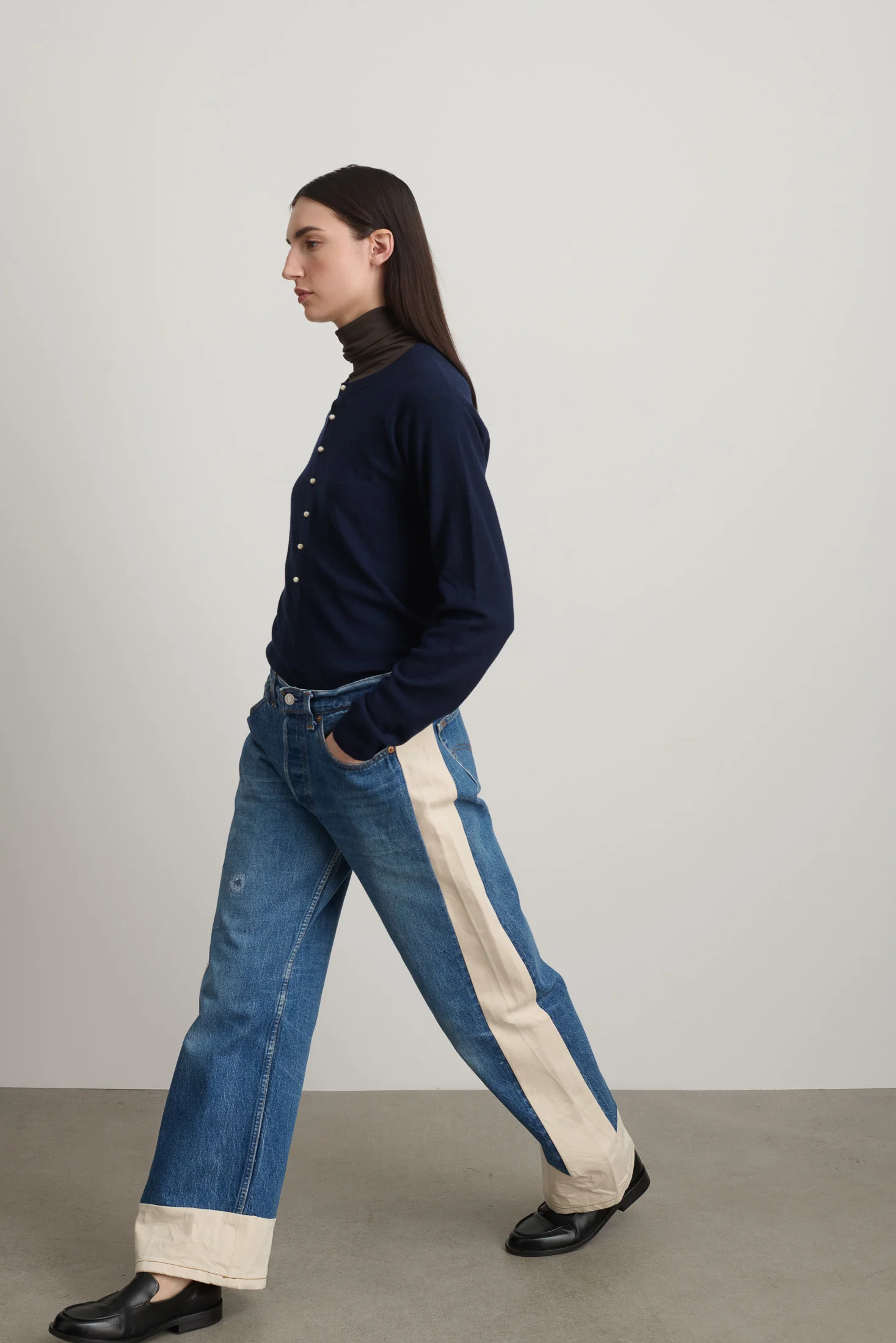 Reworked Slouch Vintage Indigo / Natural - Image 4