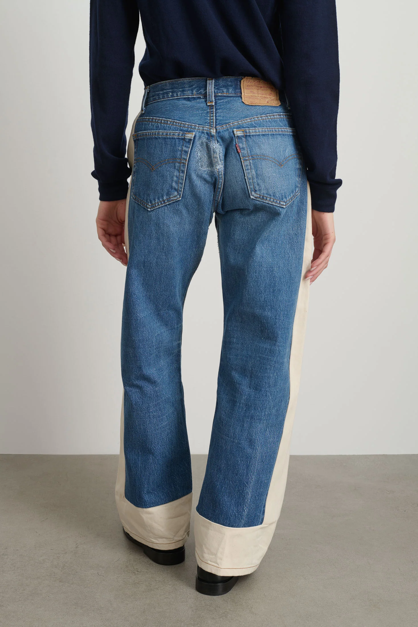 Reworked Slouch Vintage Indigo / Natural - Image 6
