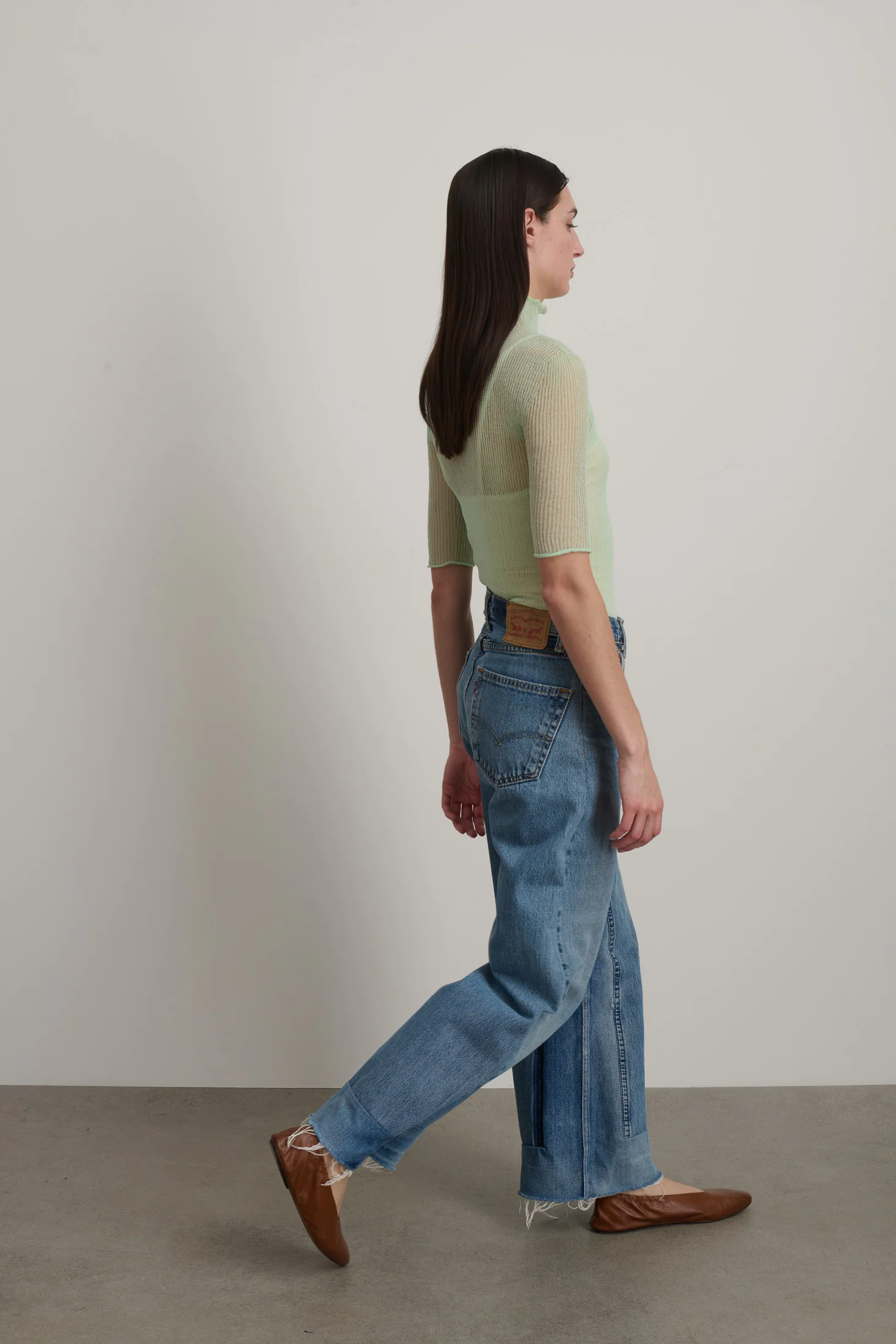 Reworked Culotte Vintage Indigo - Image 3