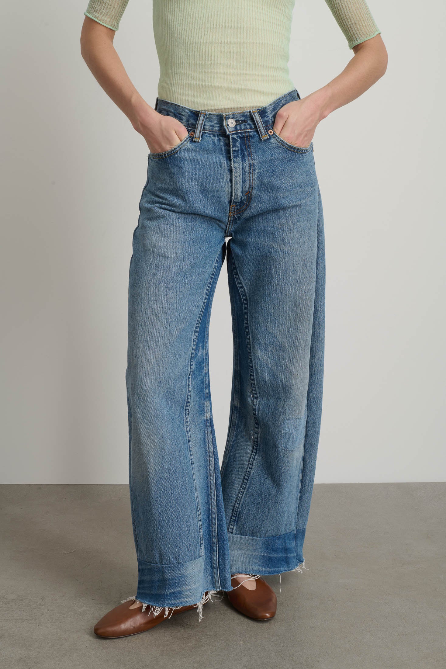 Reworked Culotte Vintage Indigo - Image 5