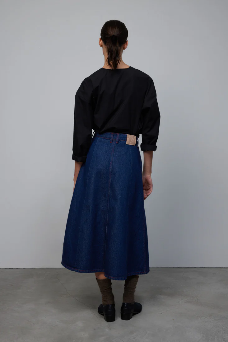 Simone Skirt Rinse Indigo - Image 5
