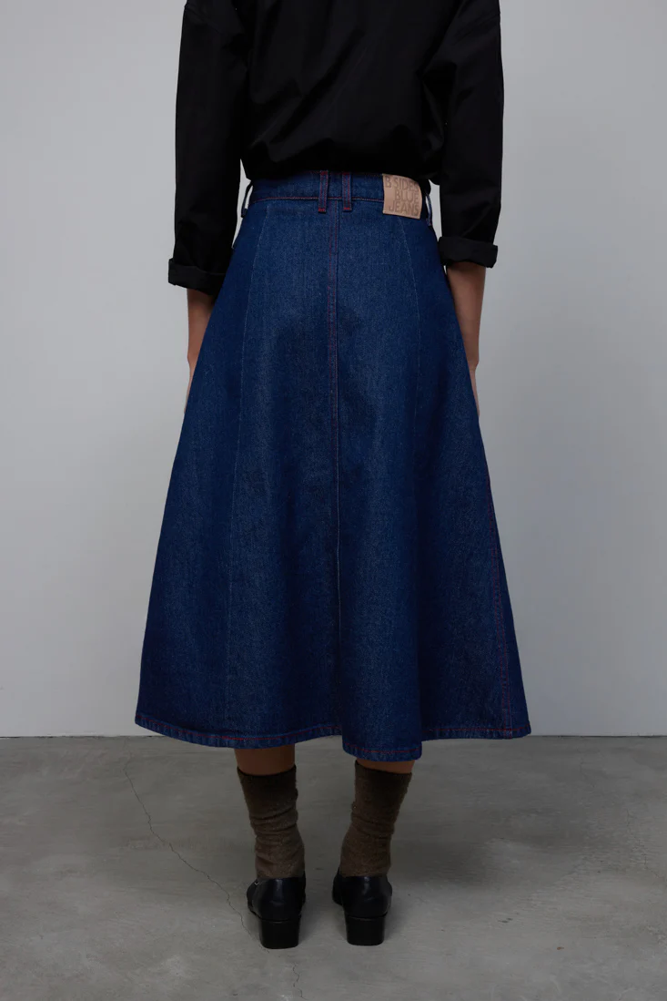 Simone Skirt Rinse Indigo - Image 7