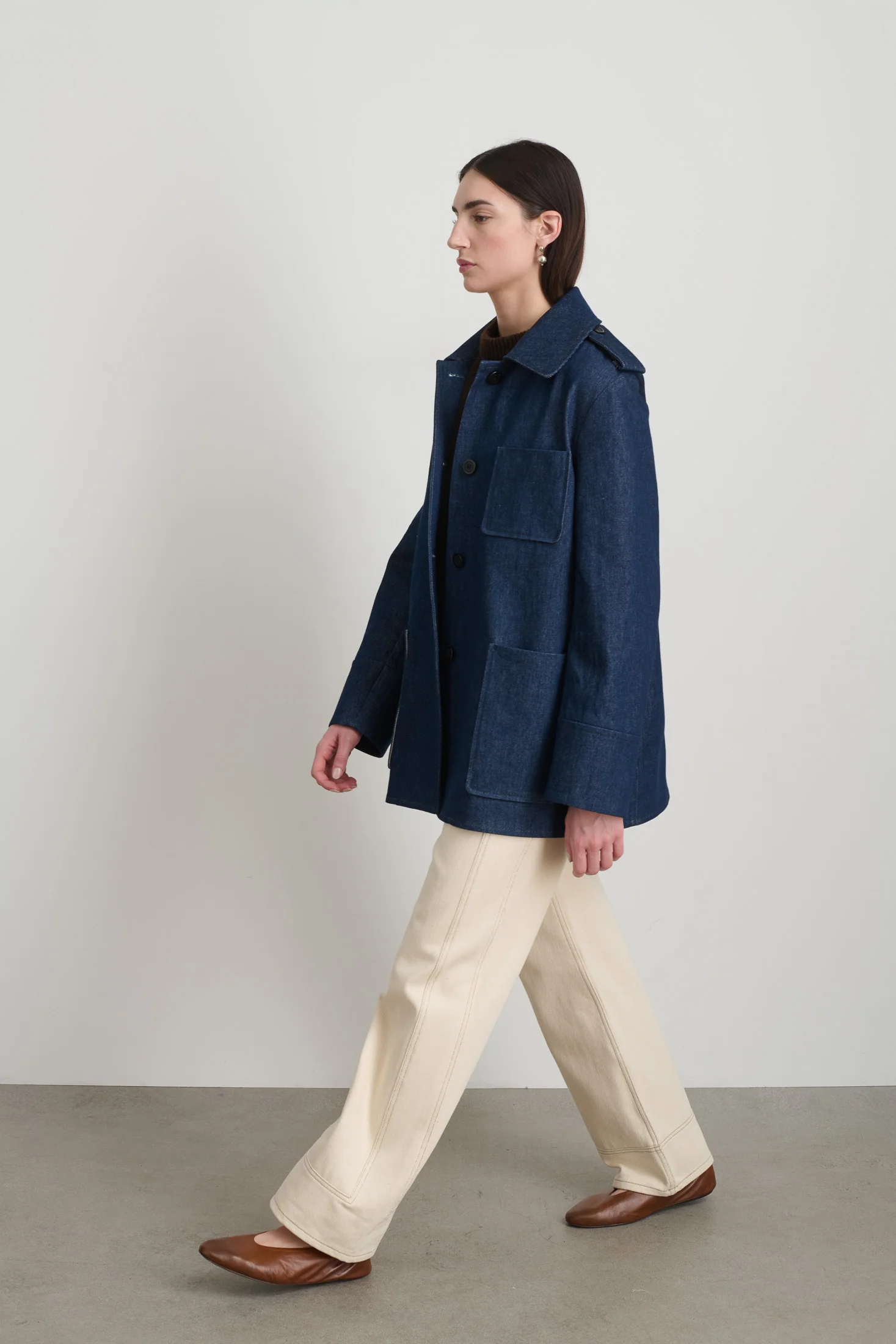 Tonne Denim Jacket Indigo Rinse - Image 3