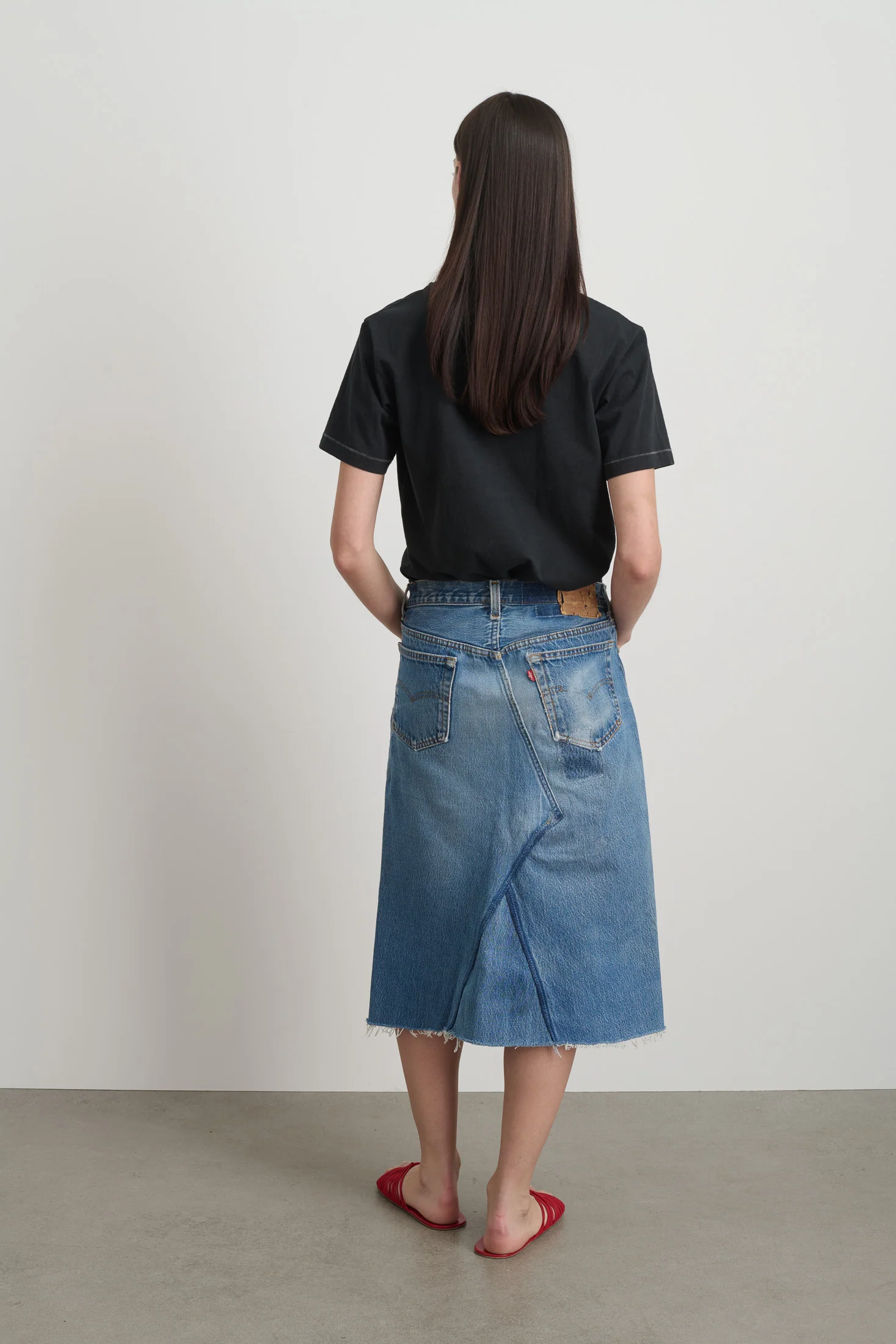 Vintage Skirt Vintage Indigo - Image 4