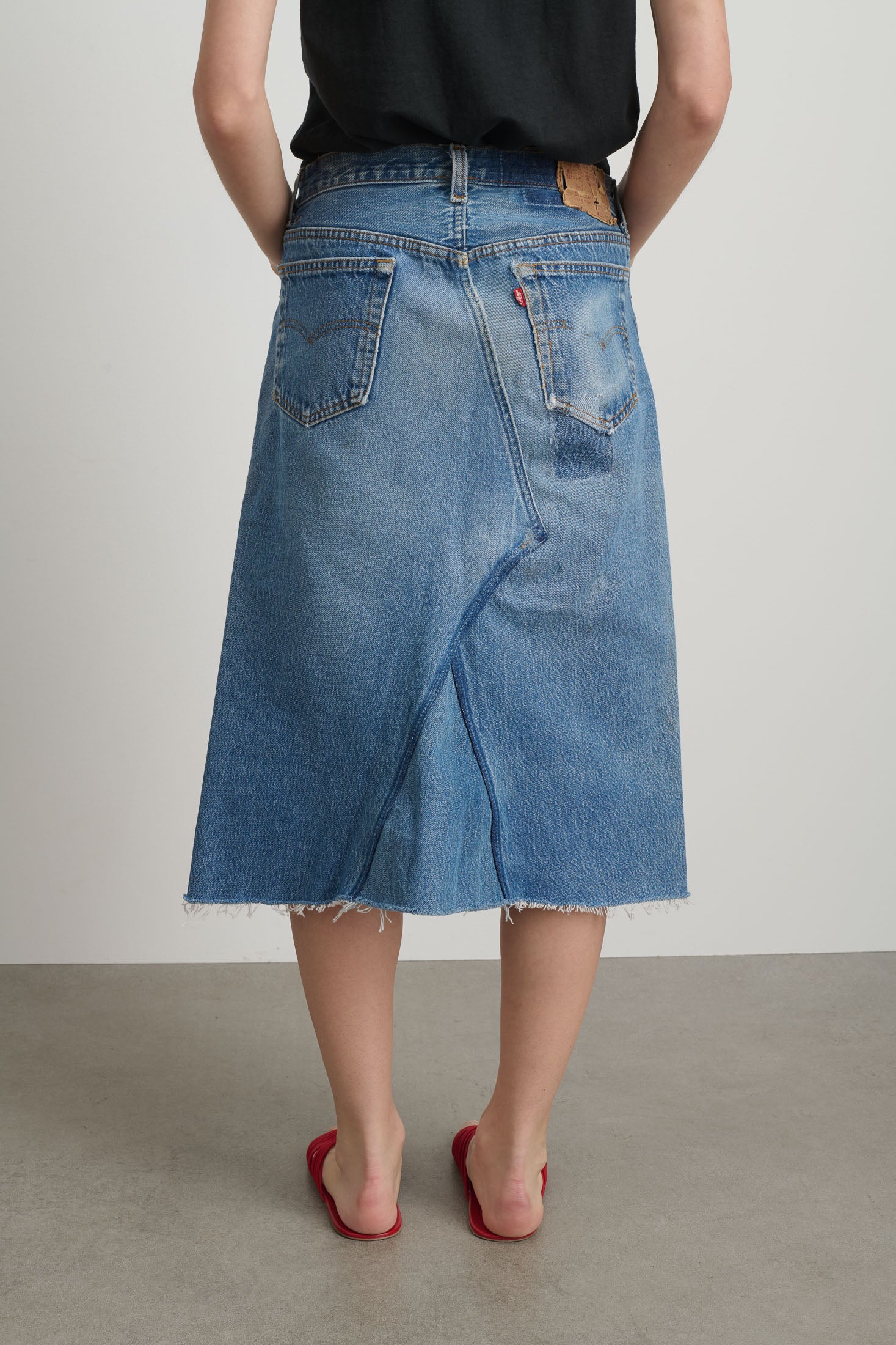 Vintage Skirt Vintage Indigo - Image 6
