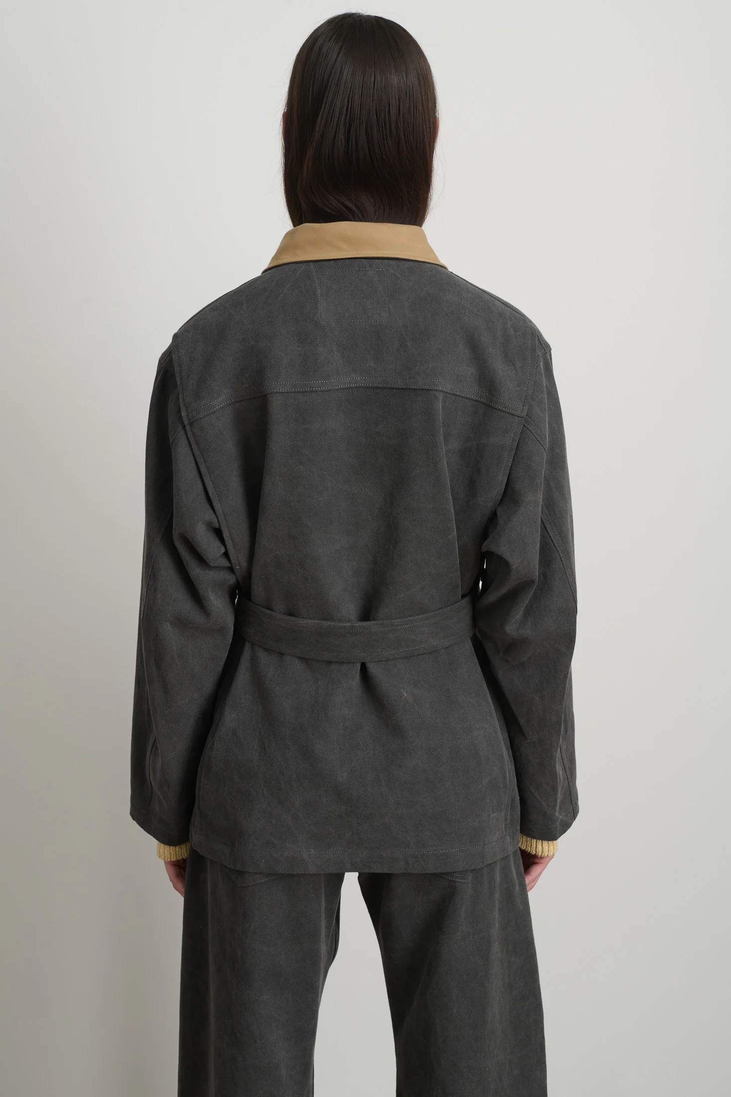 Workwear Jacket Washed Black - Image 2
